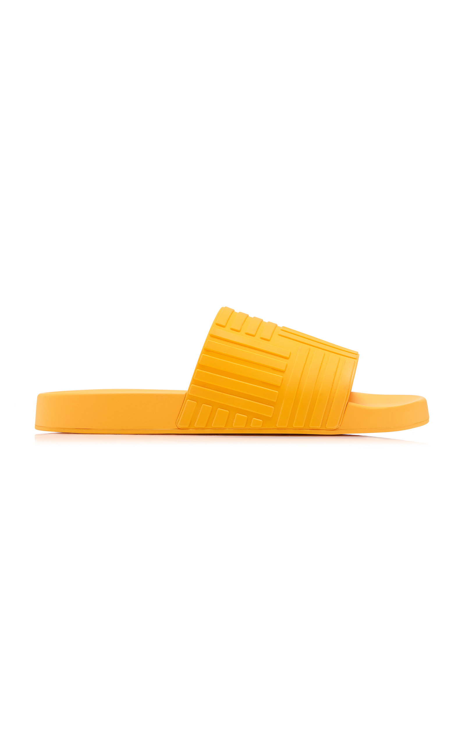 Bottega Veneta - Carpet Rubber Slide Sandals - Orange - IT 41 - Moda Operandi