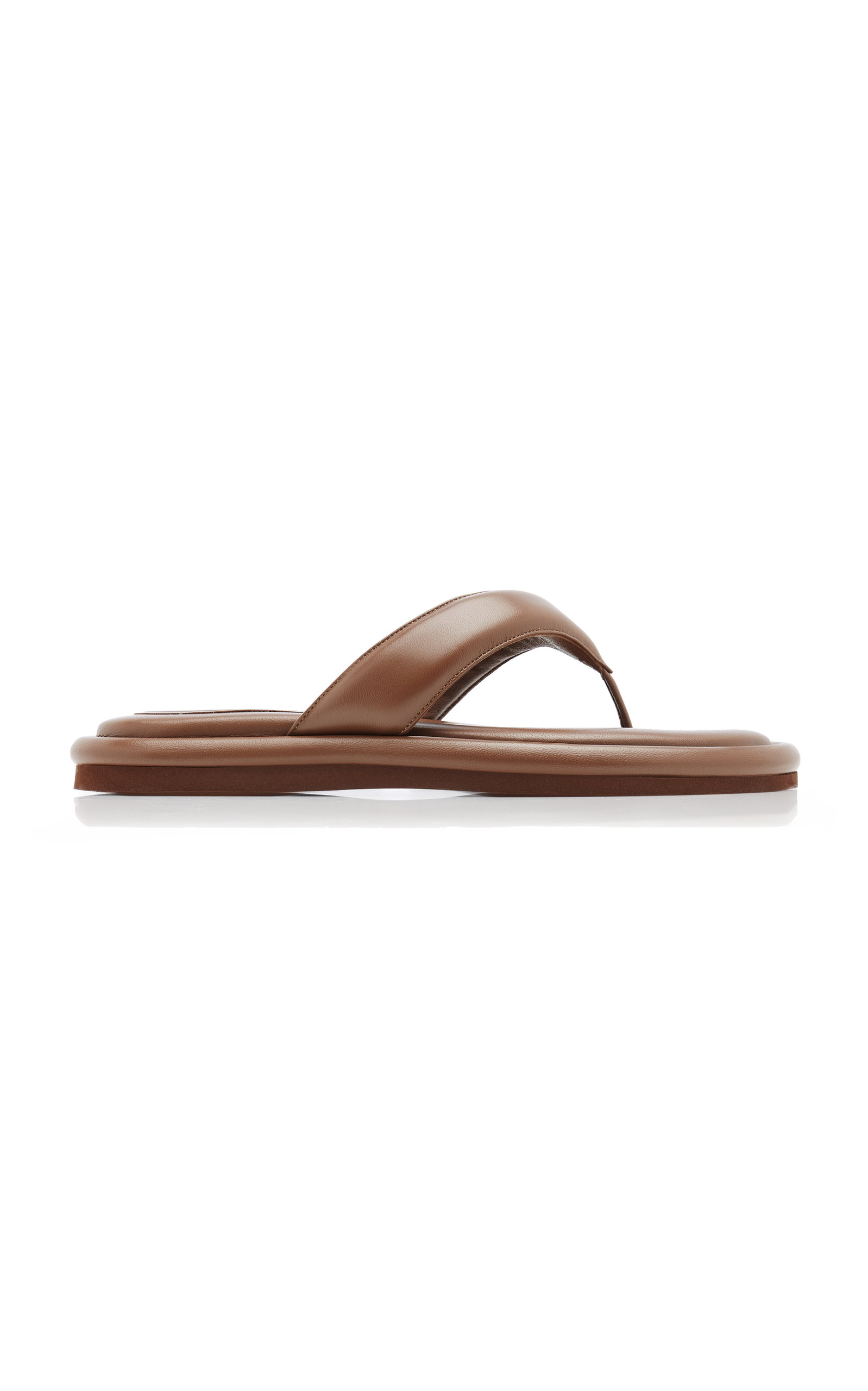 Gia Borghini Women's Padded Leather Thong Sandals