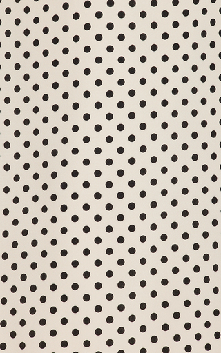 Tie-Detailed Polka-Dot Silk Midi Skirt展示图