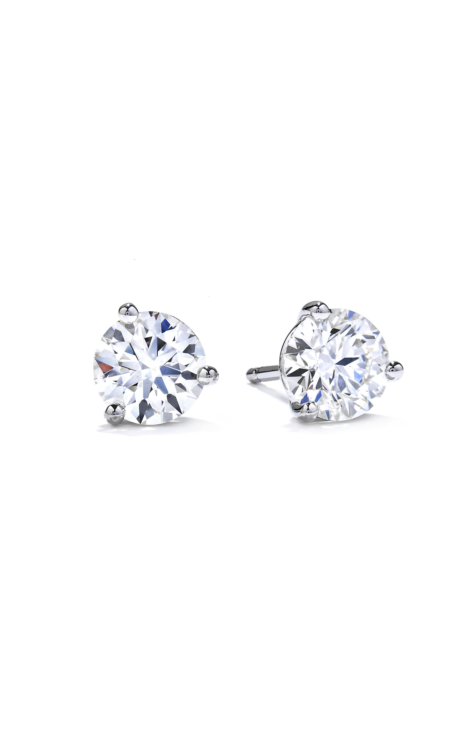 Hearts On Fire Women's 18K White Gold Diamond Earrings