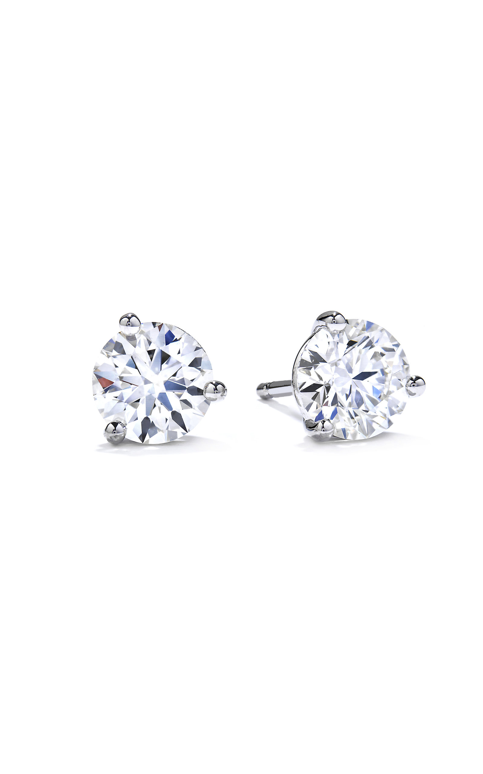 Hearts On Fire Women's 18K White Gold Diamond Earrings