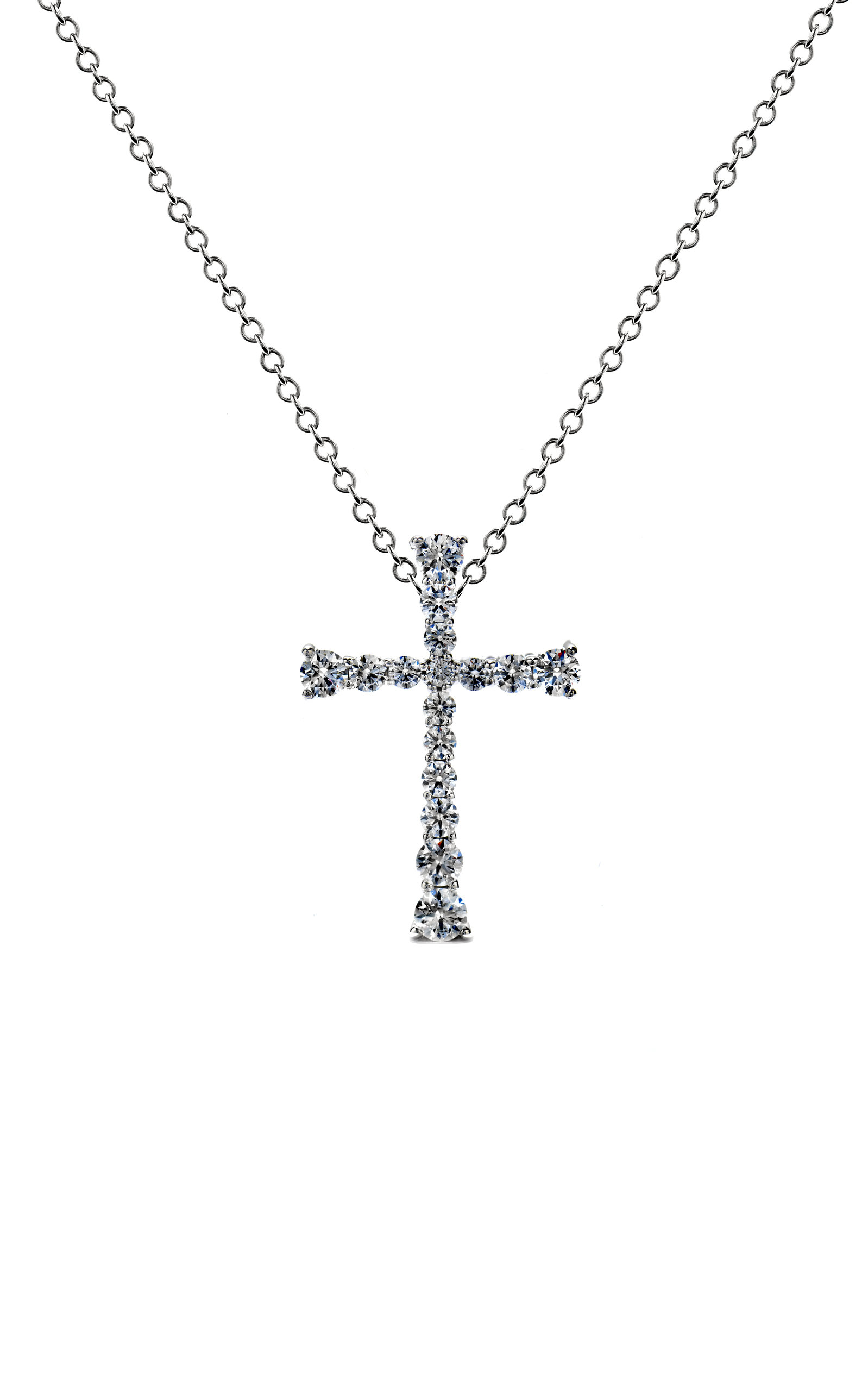 Hearts On Fire - Women's Divine Journey 18K White Gold Diamond Necklace - White - Moda Operandi