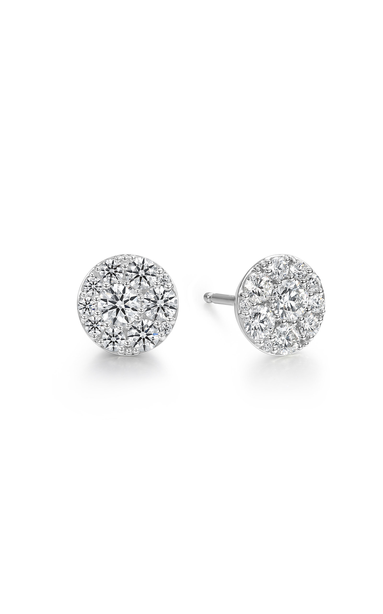 Hearts On Fire Women's Tessa 18K White Gold Diamond Earrings