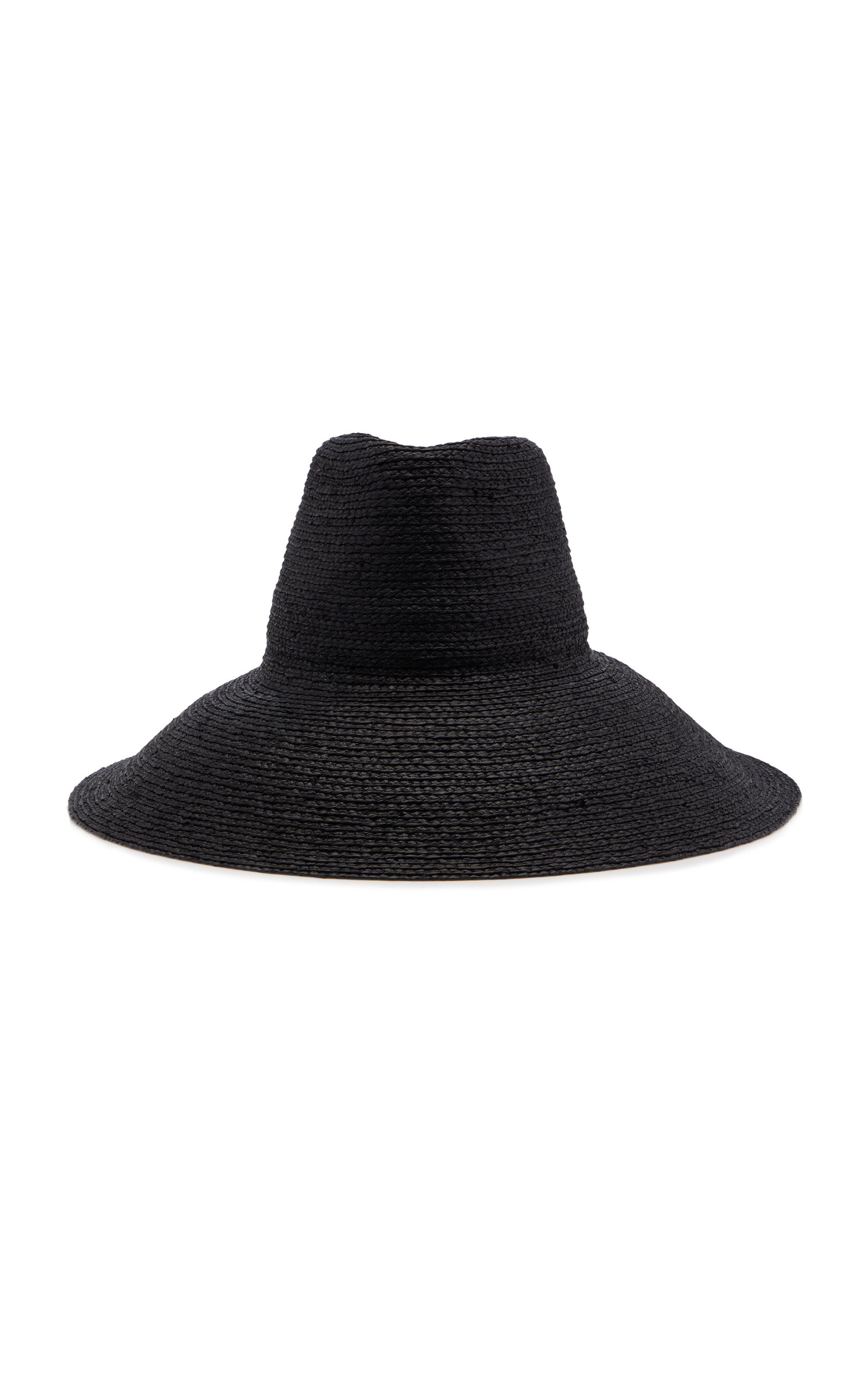 Shop Janessa Leone Tinsley Straw Hat In Black