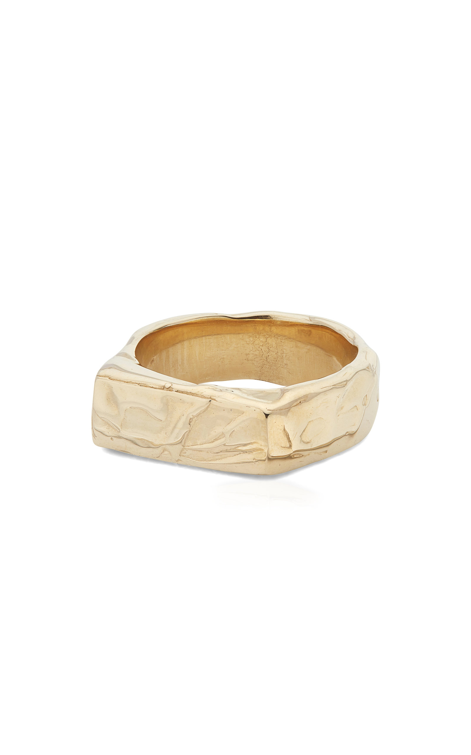 Fie Isolde Women's Cogency 14K Yellow Gold Signet Ring