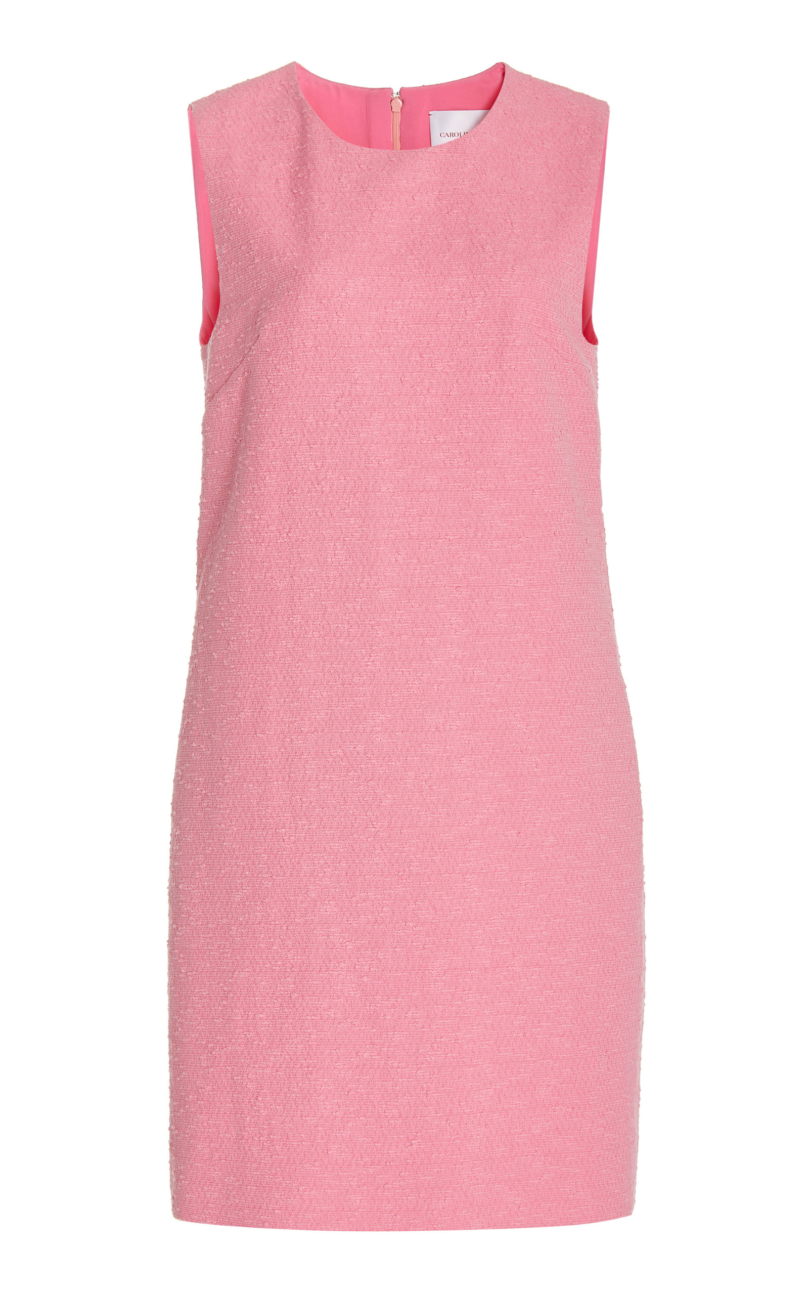 Carolina Herrera - Women's Cotton-Blend Mini Dress - Pink - Moda Operandi