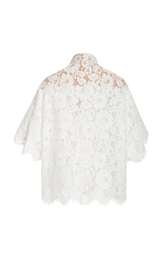 Floral Lace Cotton-Blend Shirt展示图
