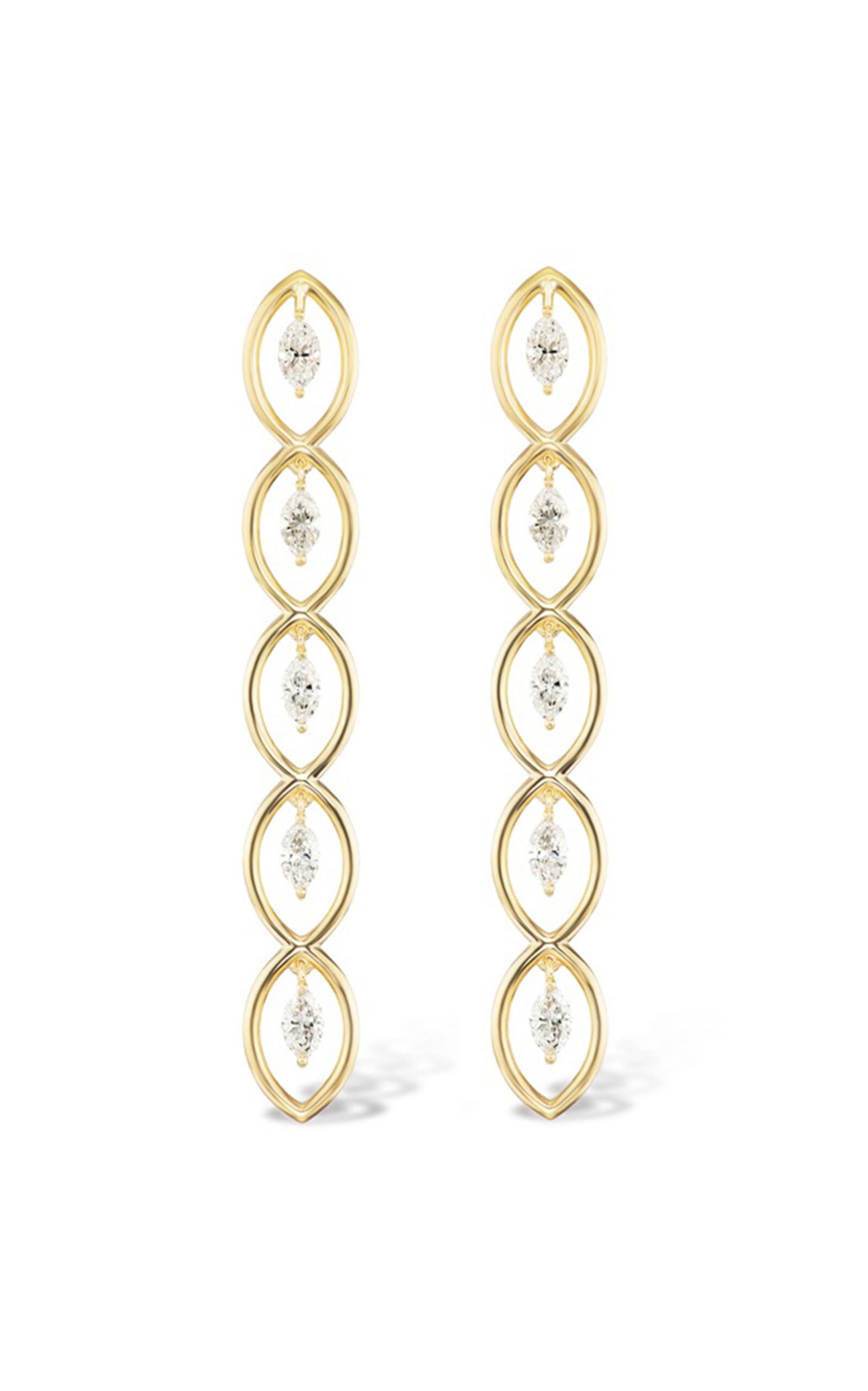 Gemella Jewels Women's Qui Qui 18K Yellow Gold Diamond Earrings