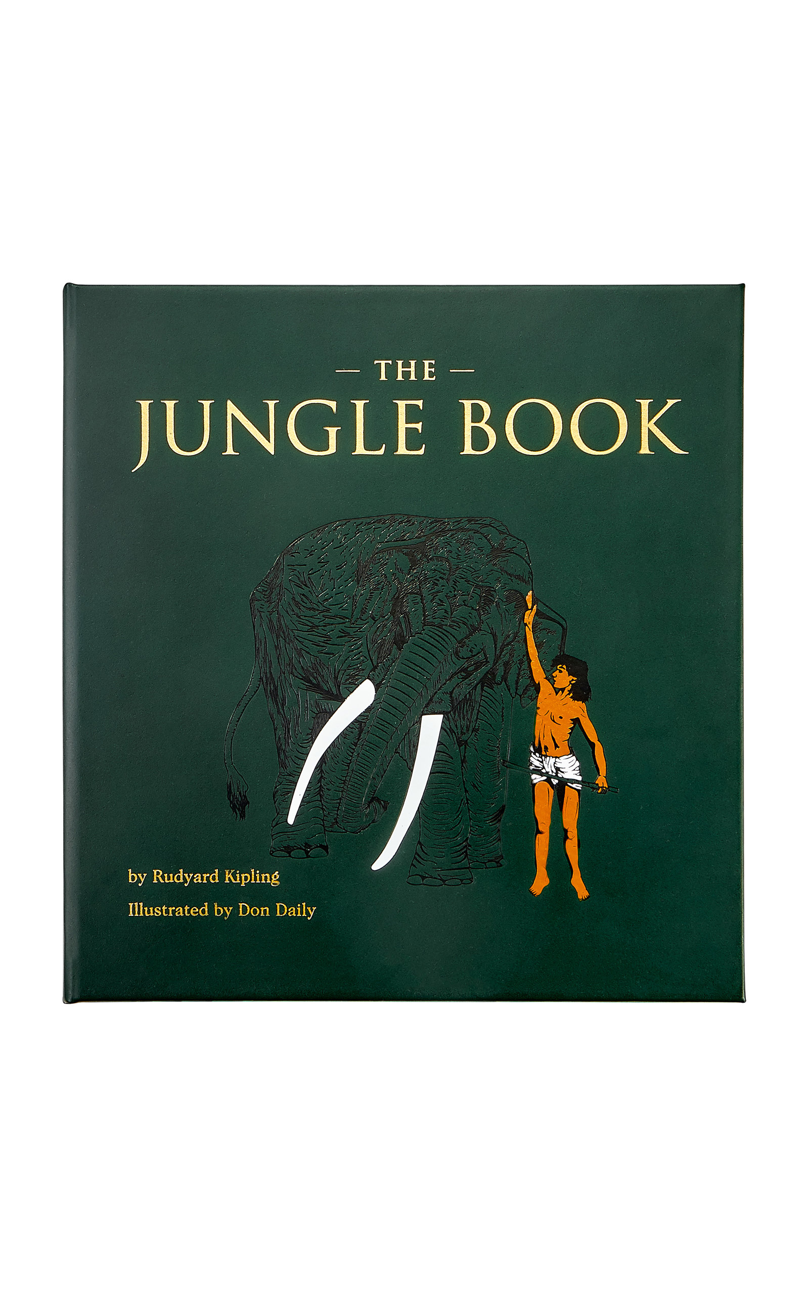 Graphic Image Jungle Book Leather Hardcover Book In Green