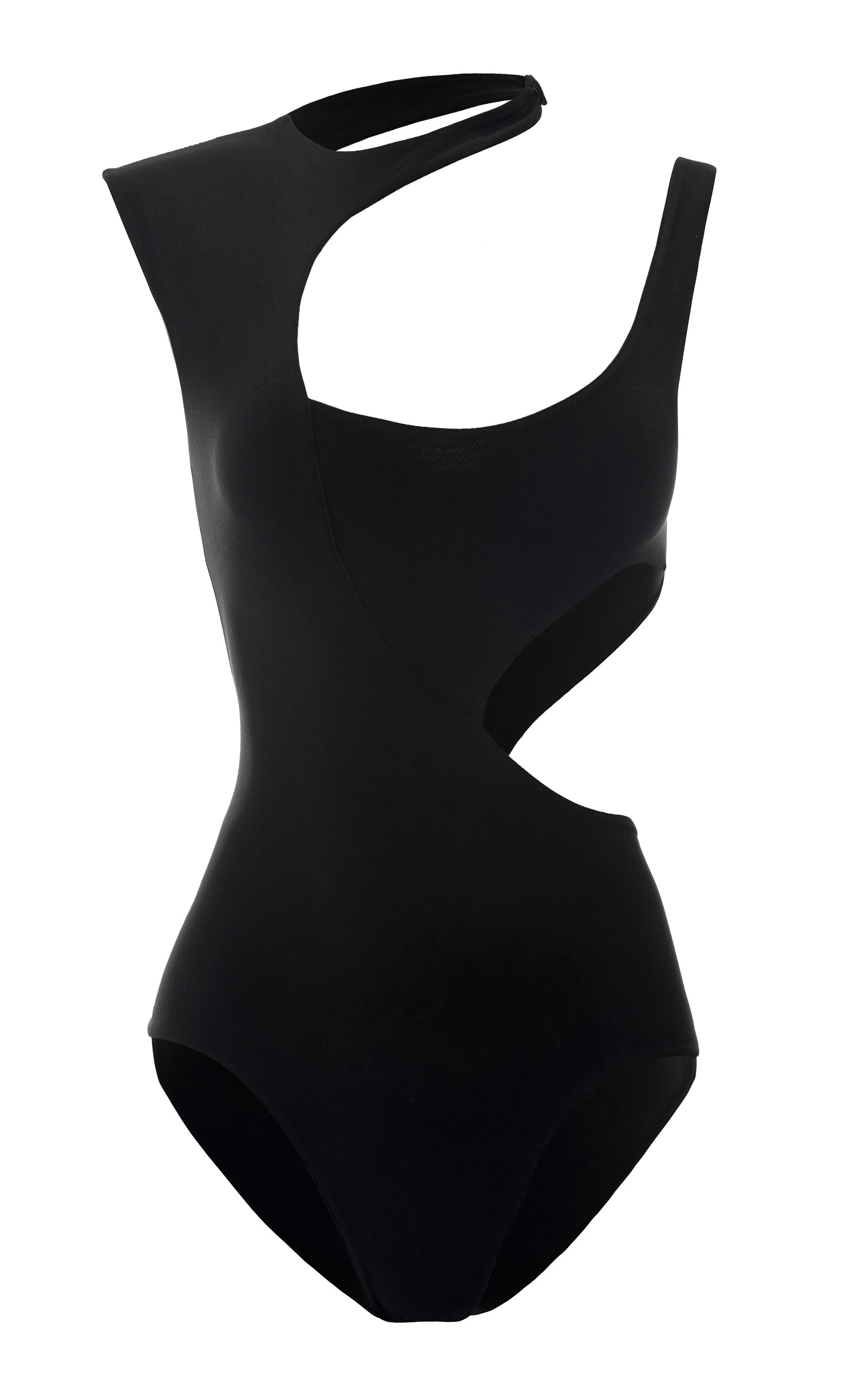 A.W.A.K.E. MODE Women's Asymmetric Cutout Bodysuit