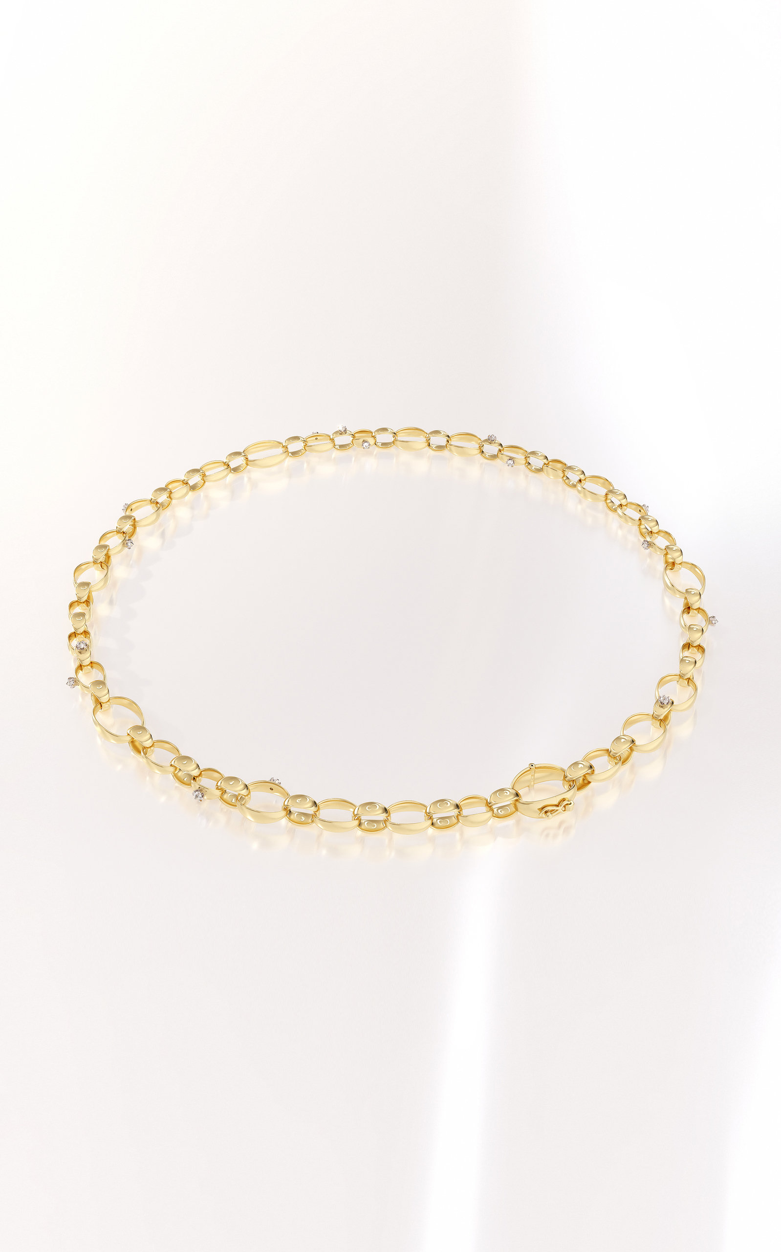 Dorian Webb - Women's 18K Yellow Gold Inverted Diamond Necklace - Gold - Only At Moda Operandi