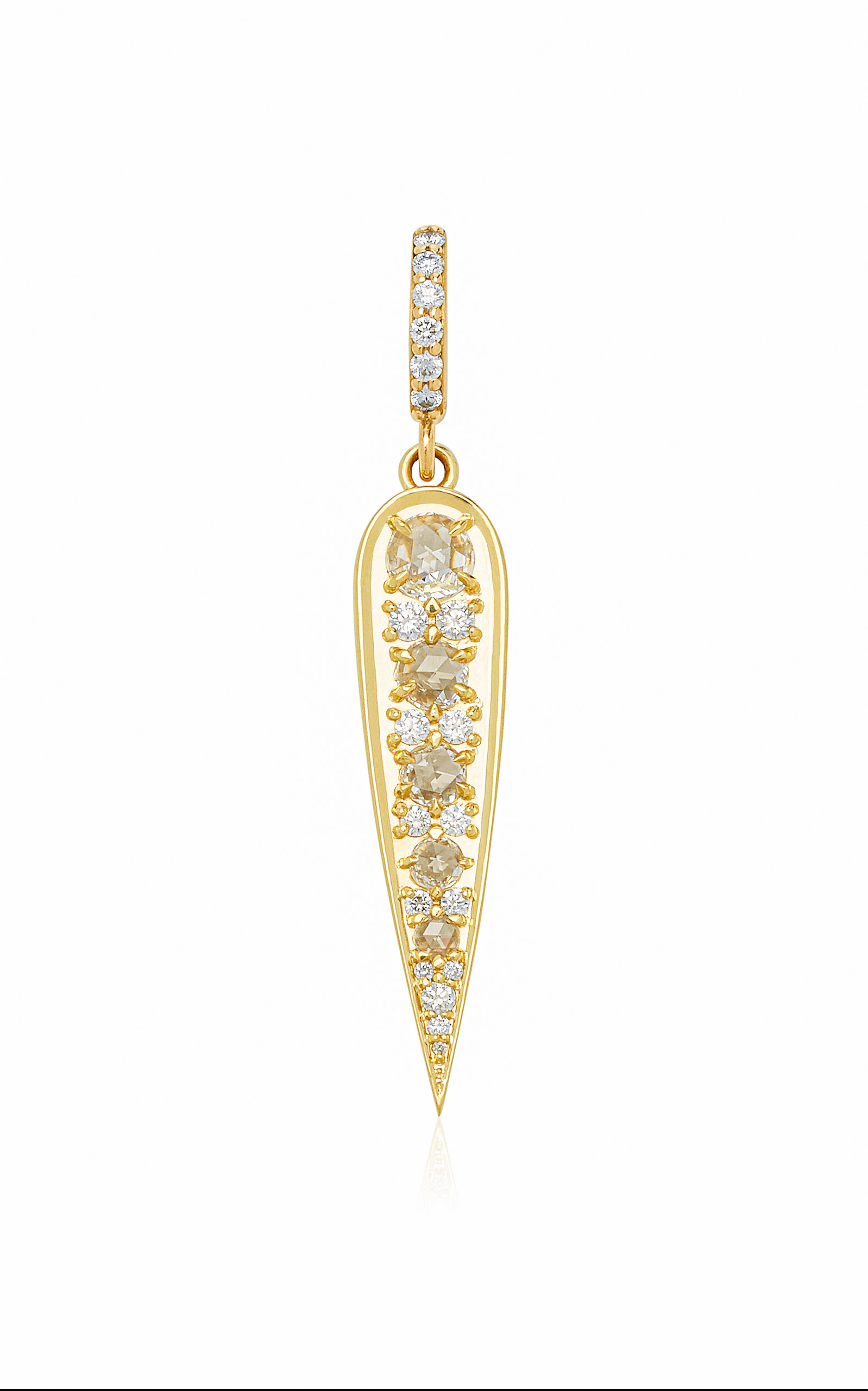 Birthright Foundry - Women's 18K Yellow Gold Rose Cut Diamond Nifo Pendant - Gold - Only At Moda Operandi