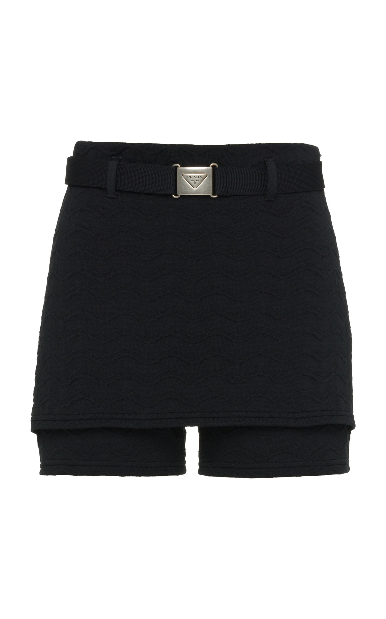 Prada Women's Jacquard Mini Shorts