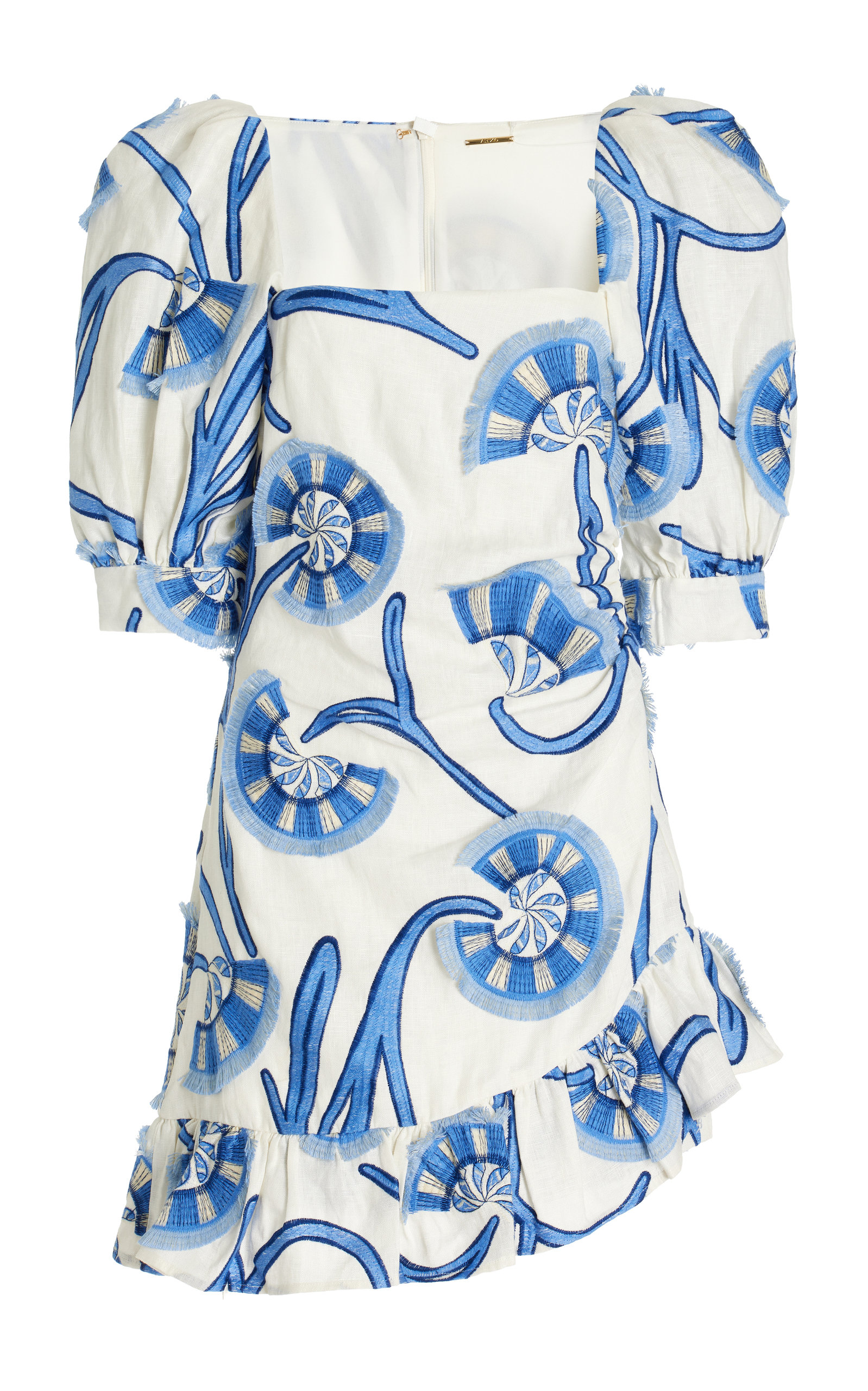 Alexis Women's San Paolo Embroidered Linen Mini Dress | Smart Closet Alexis Women's San Paolo Embroidered Linen Mini Dress | Smart Closet