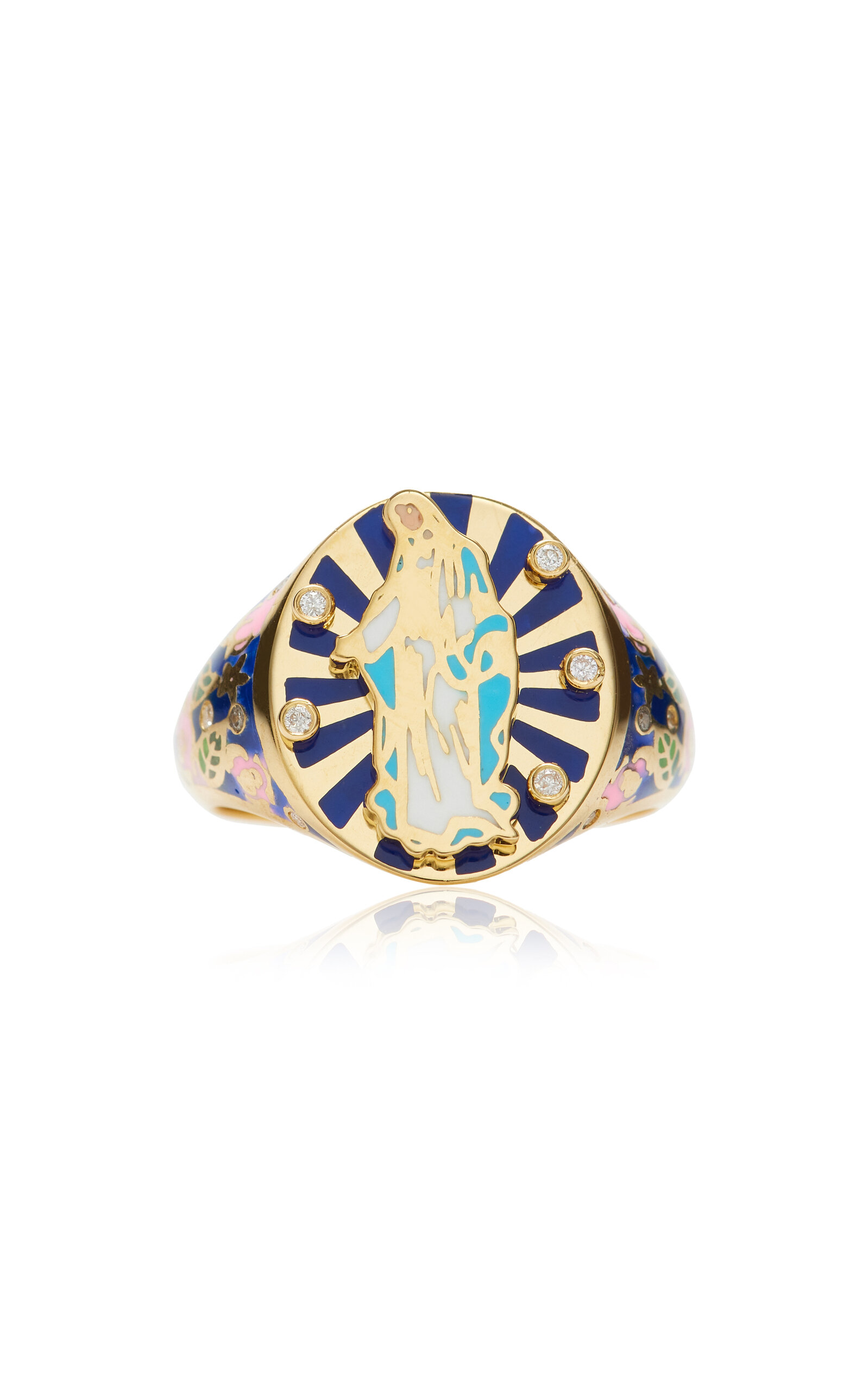 L'Atelier Nawbar Women's Virgin Mary 18K Gold Diamond Ring