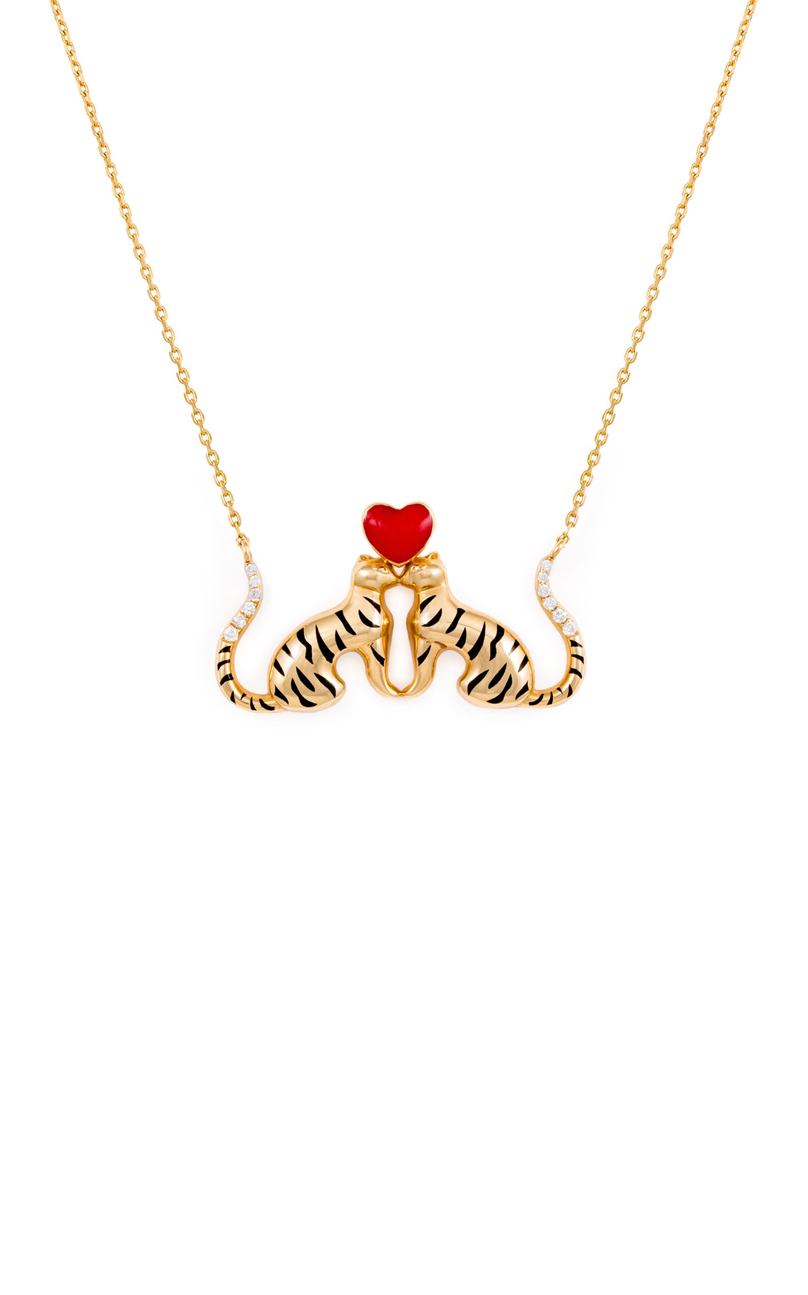 L'Atelier Nawbar Women's Tiger Of Love 18K Gold Diamond Necklace