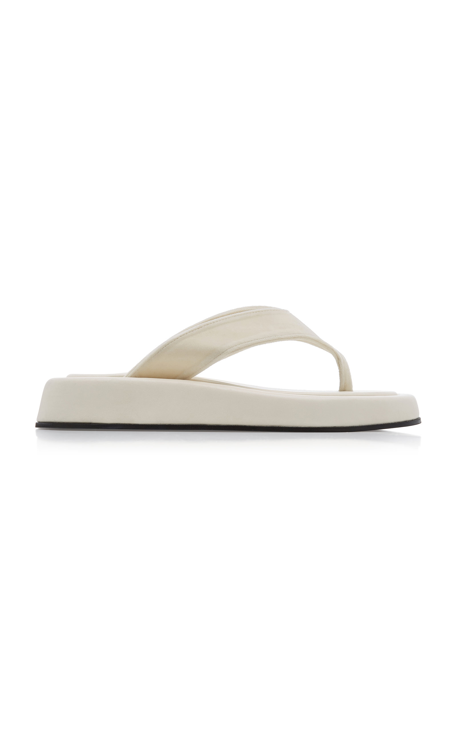 Shop The Row Ginza Thong Sandals In White