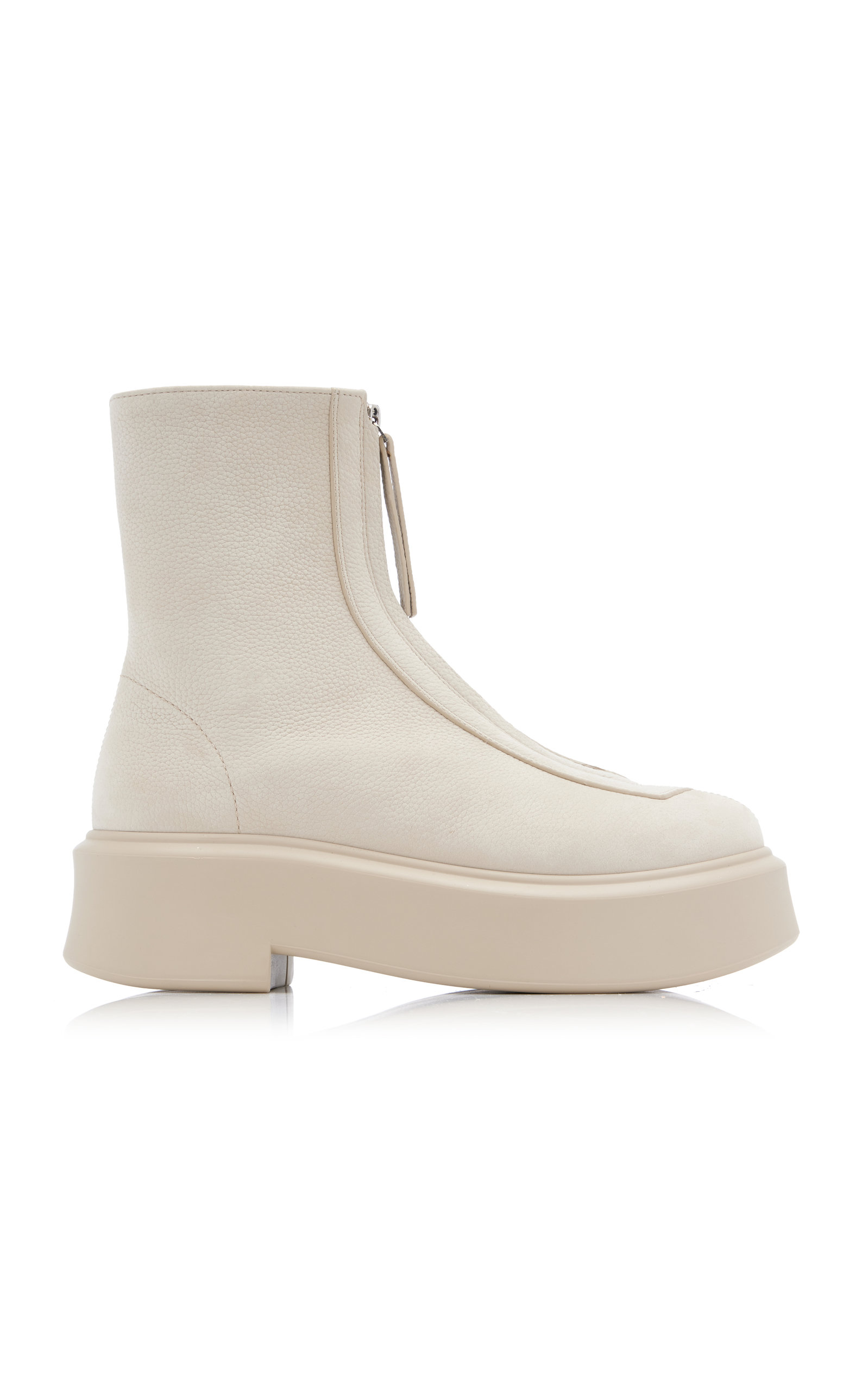 Shop The Row Zipped Boot I In Ivory