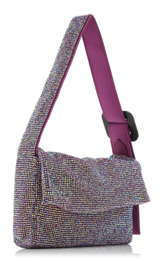 La Vitty Mignon Crystal Mesh Shoulder Bag展示图