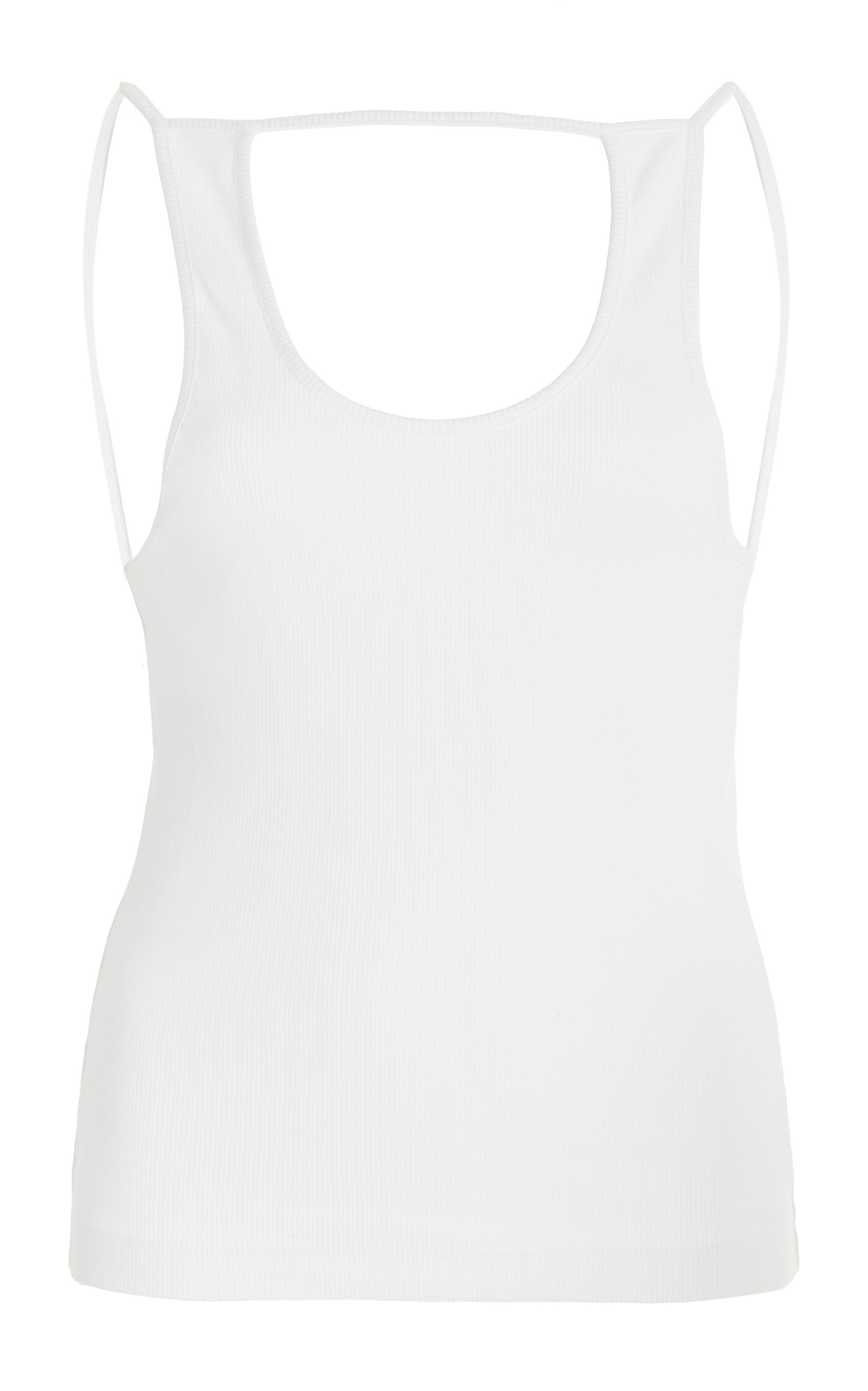 K.ngsley Women's Ian Ribbed Cotton Jersey Tank Top