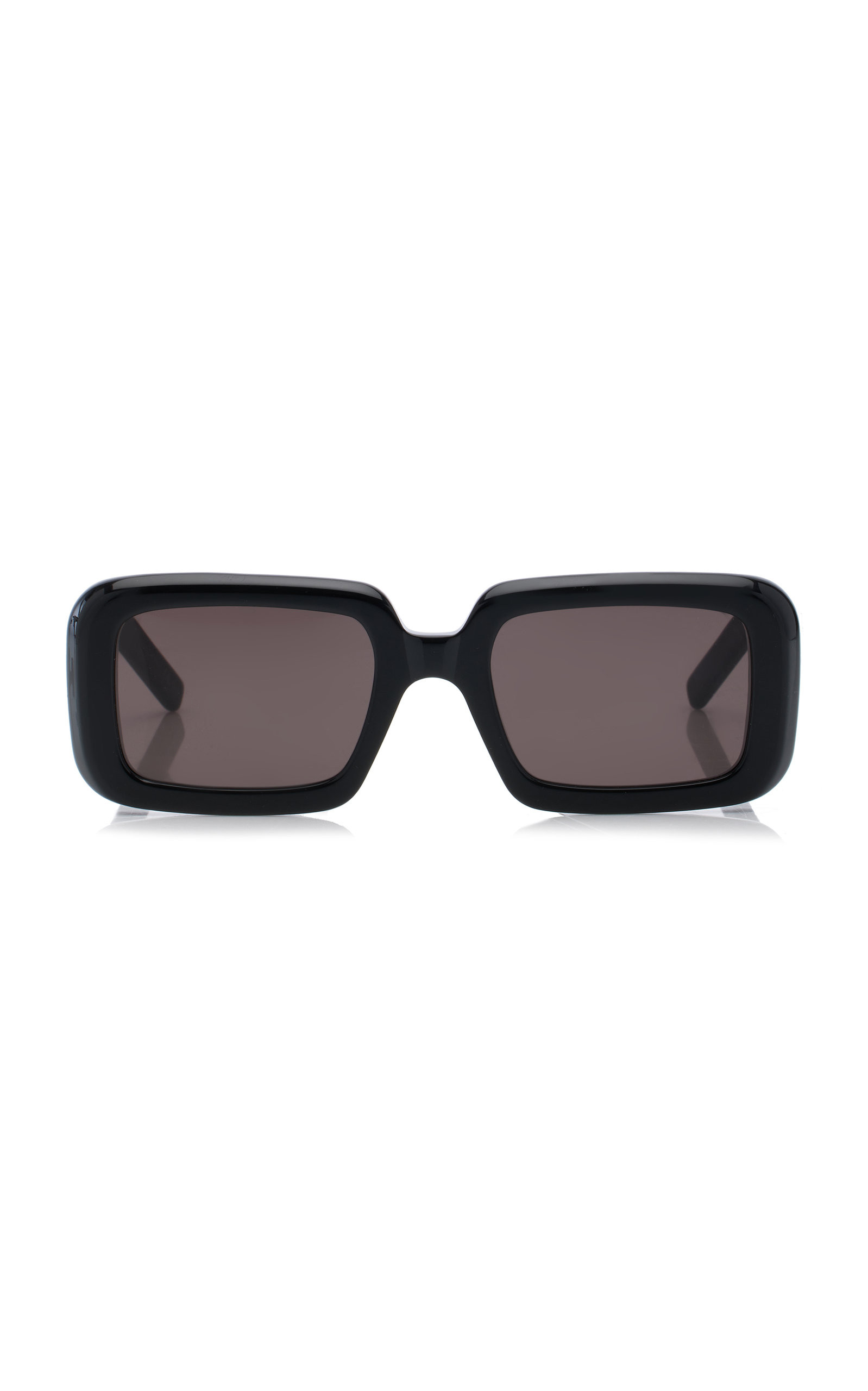 SAINT LAURENT SUNRISE ACETATE SQUARE-FRAME SUNGLASSES