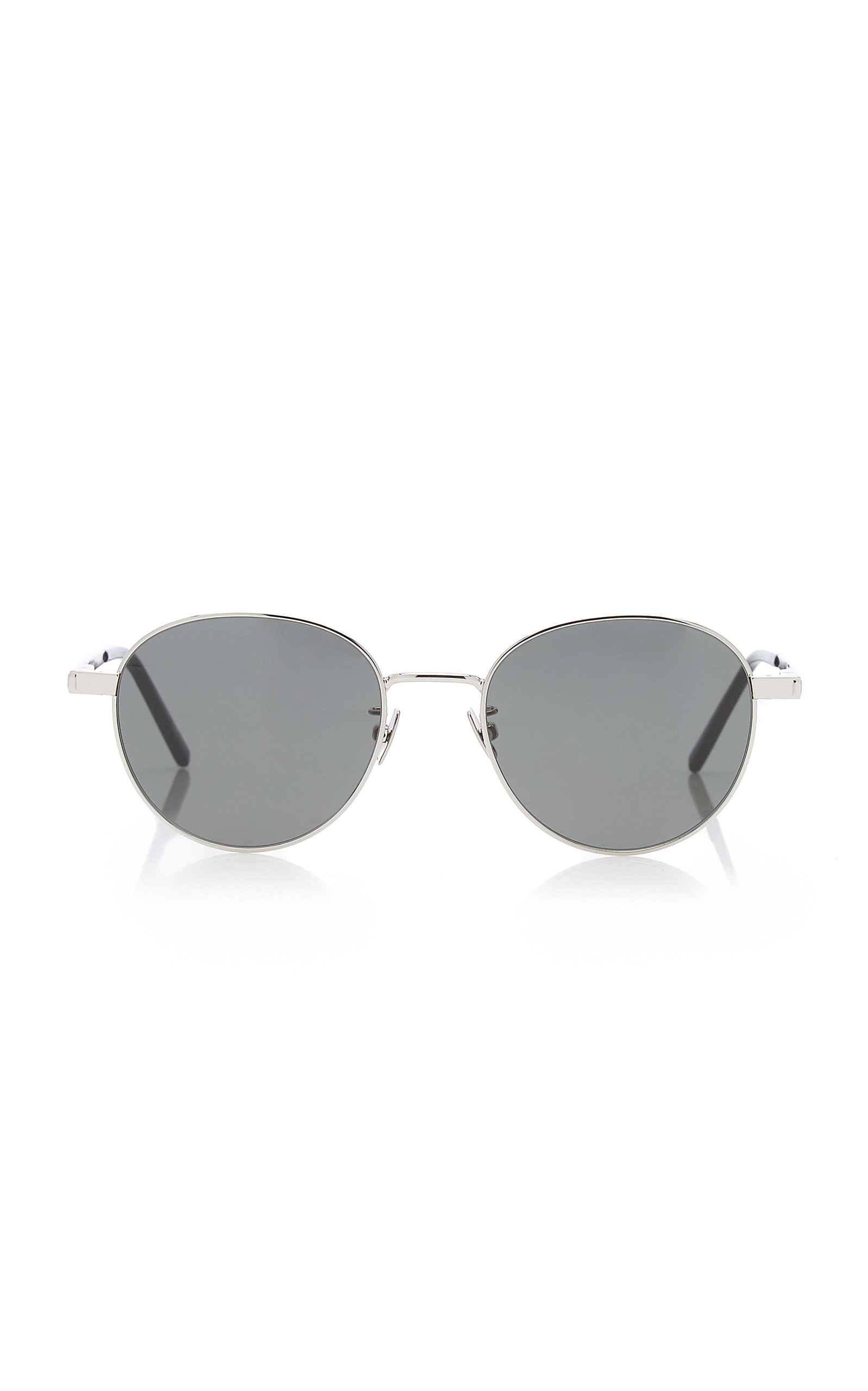Saint Laurent Women's Round-Frame Metal Sunglasses