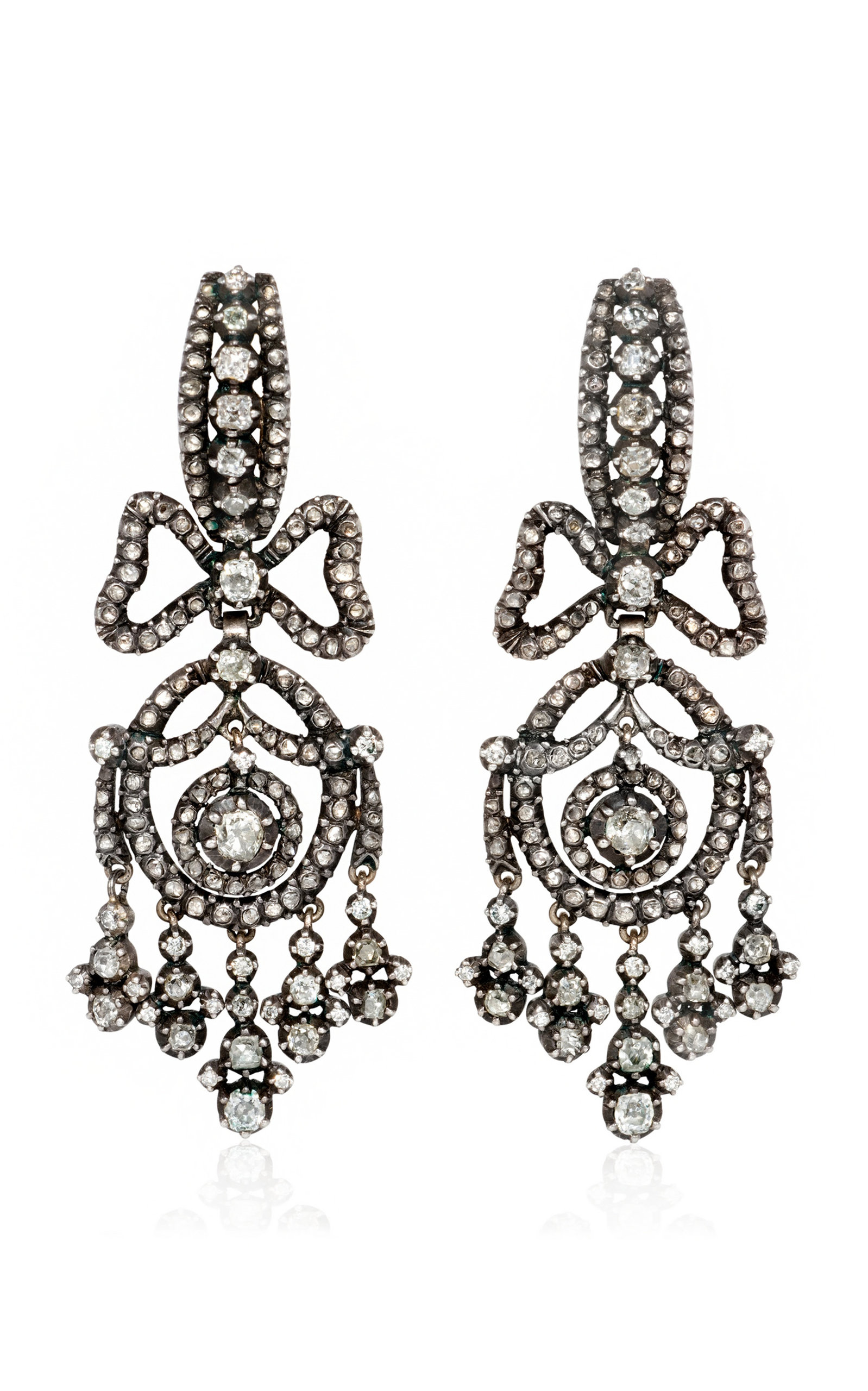 Kentshire - Women's One of a Kind Antique Style Rose Cut Diamond Earrings - White - Only At Moda Operandi