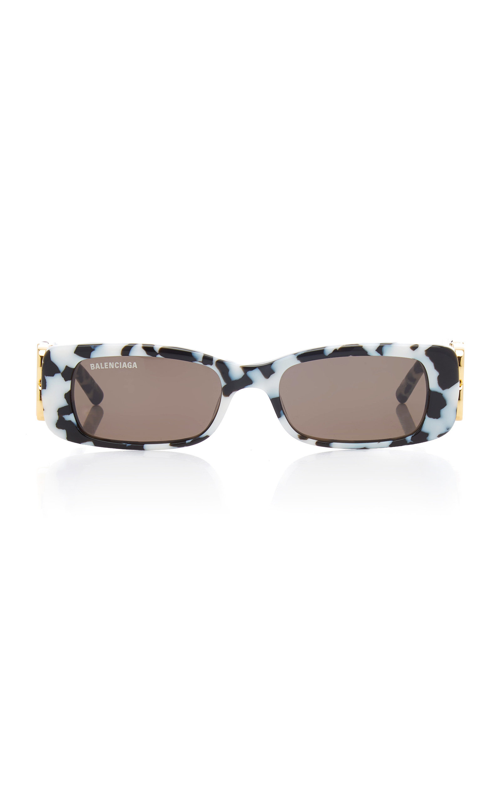Balenciaga Women's Dynasty Rectangular-Frame Acetate Sunglasses