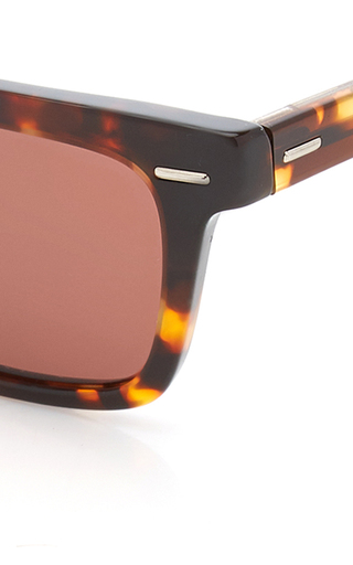 BA CC Square-Frame Tortoiseshell Acetate Sunglasses展示图