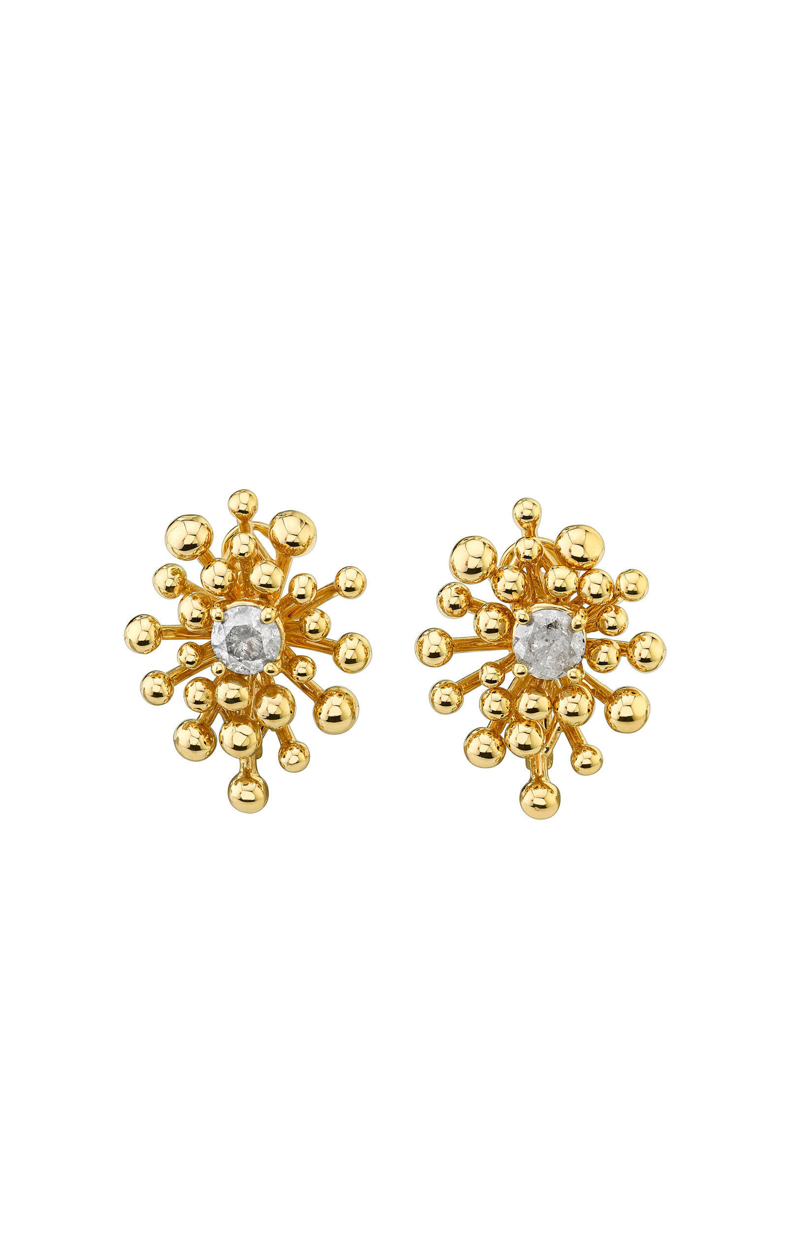 18K Yellow Gold Nocturne  Diamond Earrings