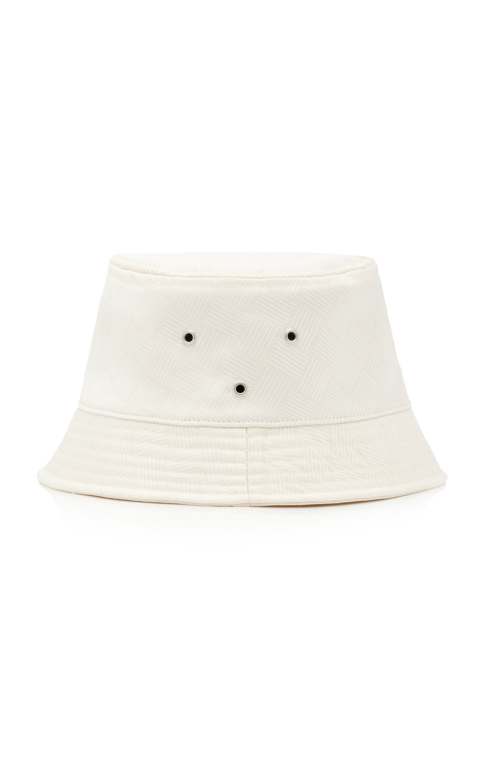 Shop Bottega Veneta Intrecciato Jacquard Nylon Hat In White