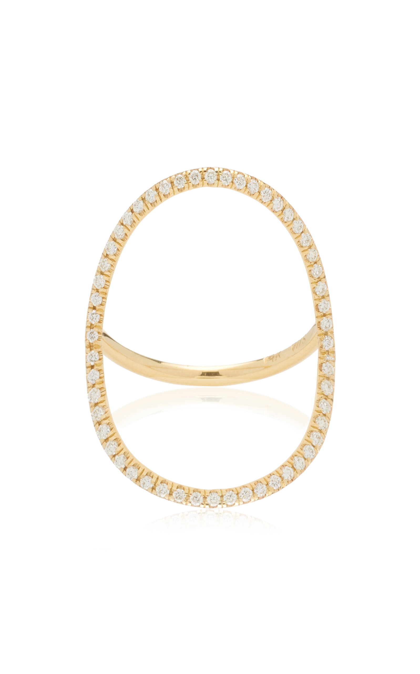 Continuity 14K Yellow Gold Diamond Ring