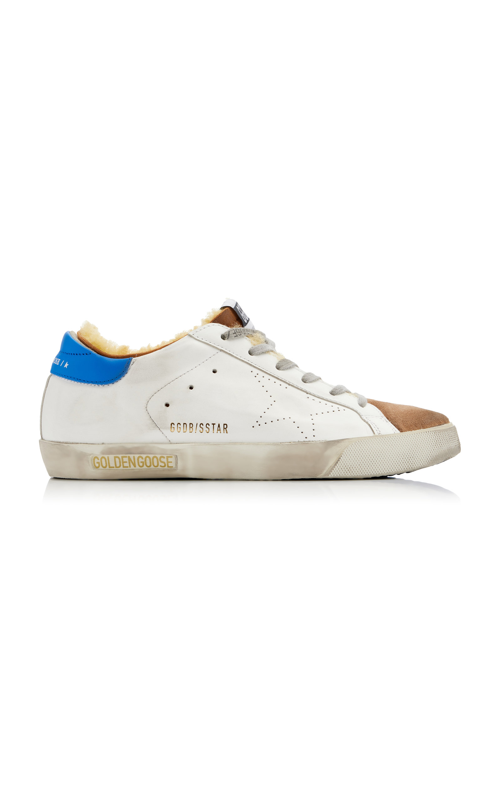 Golden Goose Super-star Skate Leather Sneakers In White