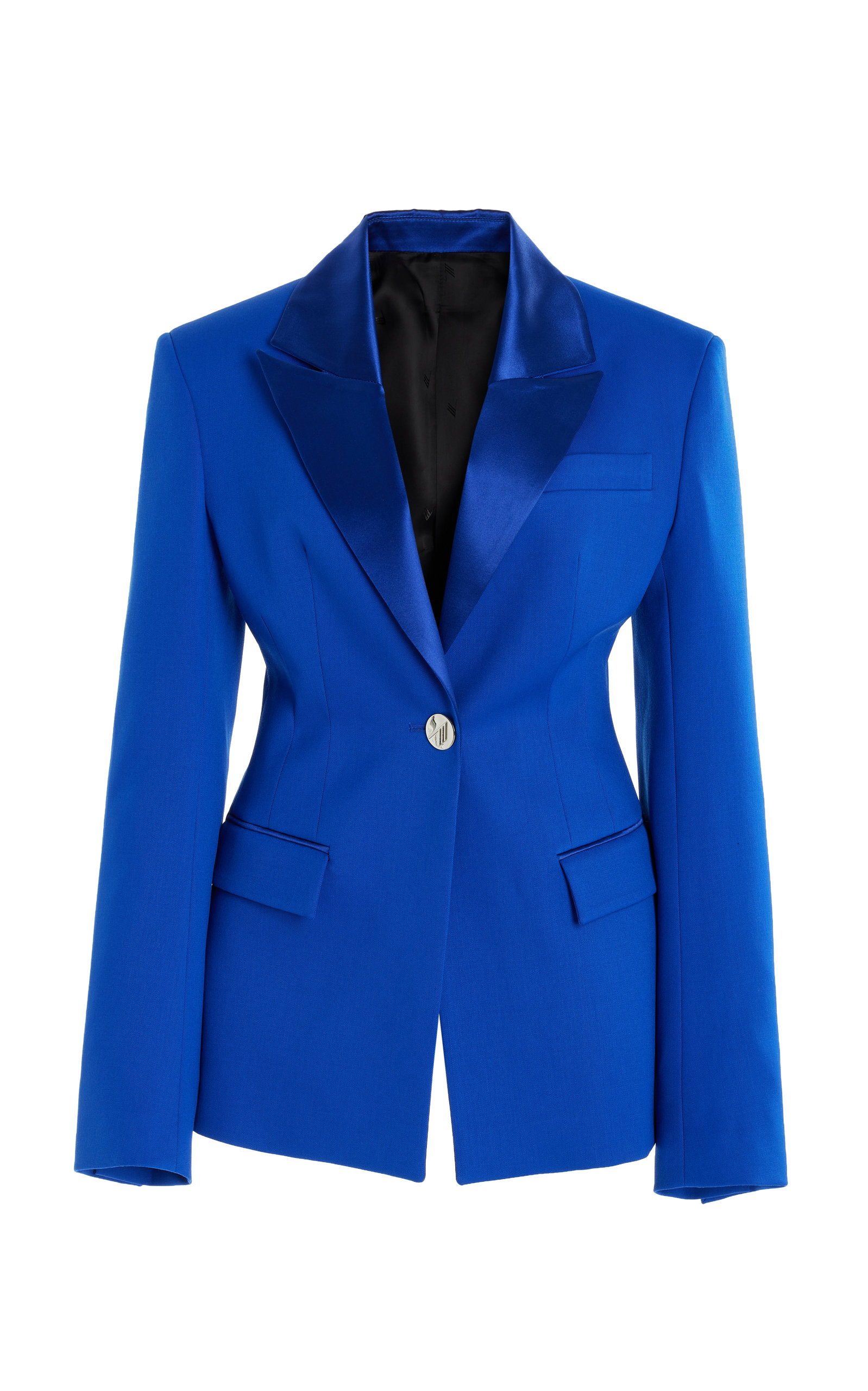 ATTICO WOMEN'S BLUE TUXEDO BLAZER