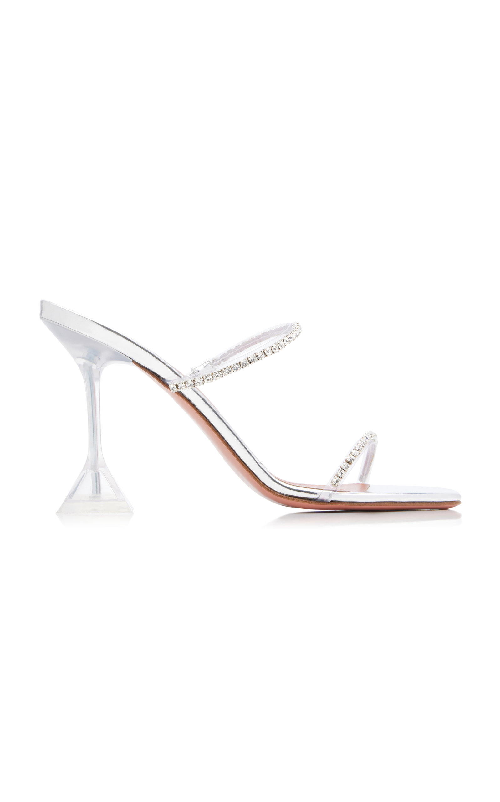 Amina Muaddi Gilda Crystal-Embellished PVC Sandals | Thumbnail 7 Amina Muaddi Gilda Crystal-Embellished PVC Sandals | Thumbnail 7
