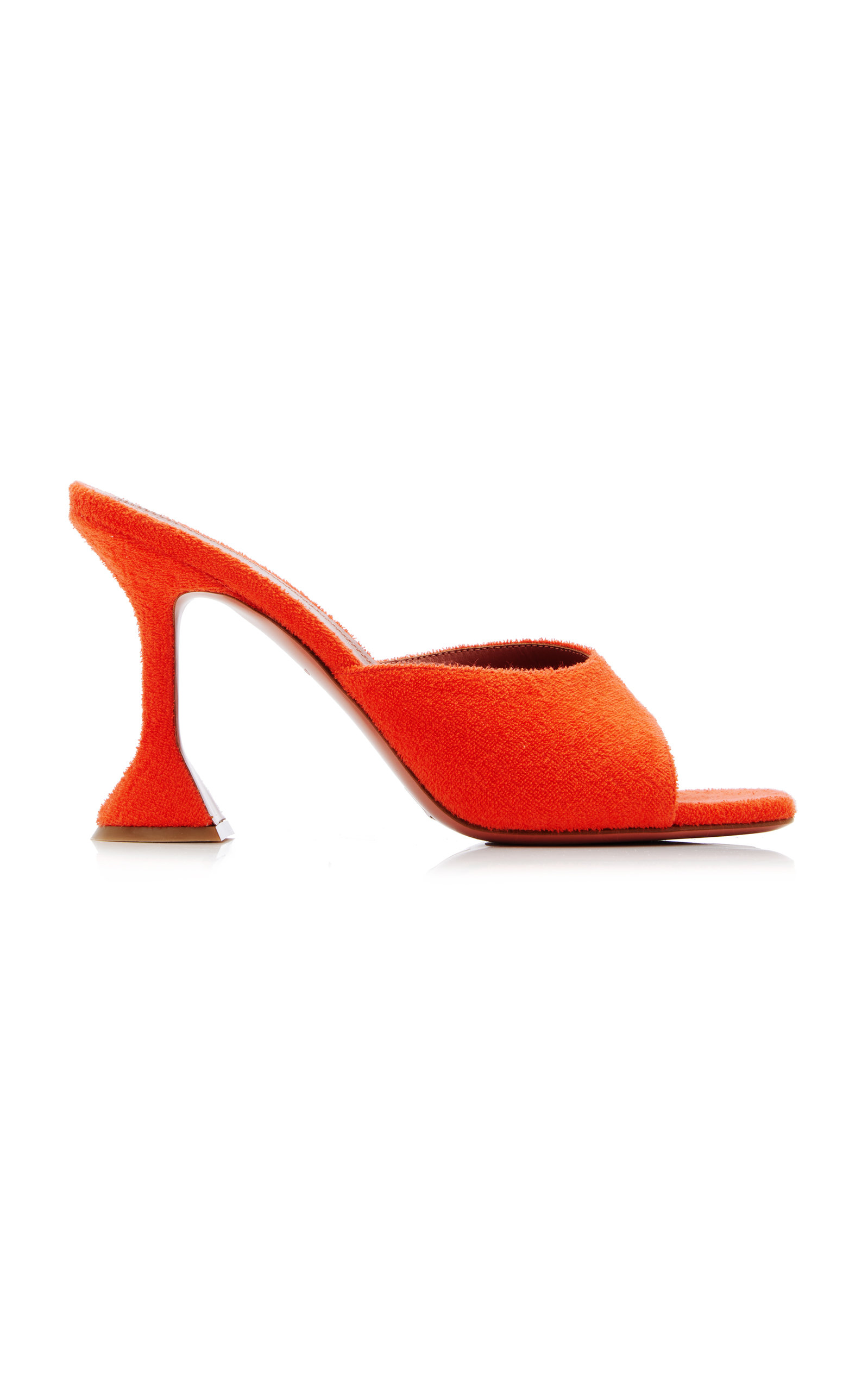 Amina Muaddi - Women's Lupita PVC Sandals - Orange - IT 40 - Moda Operandi