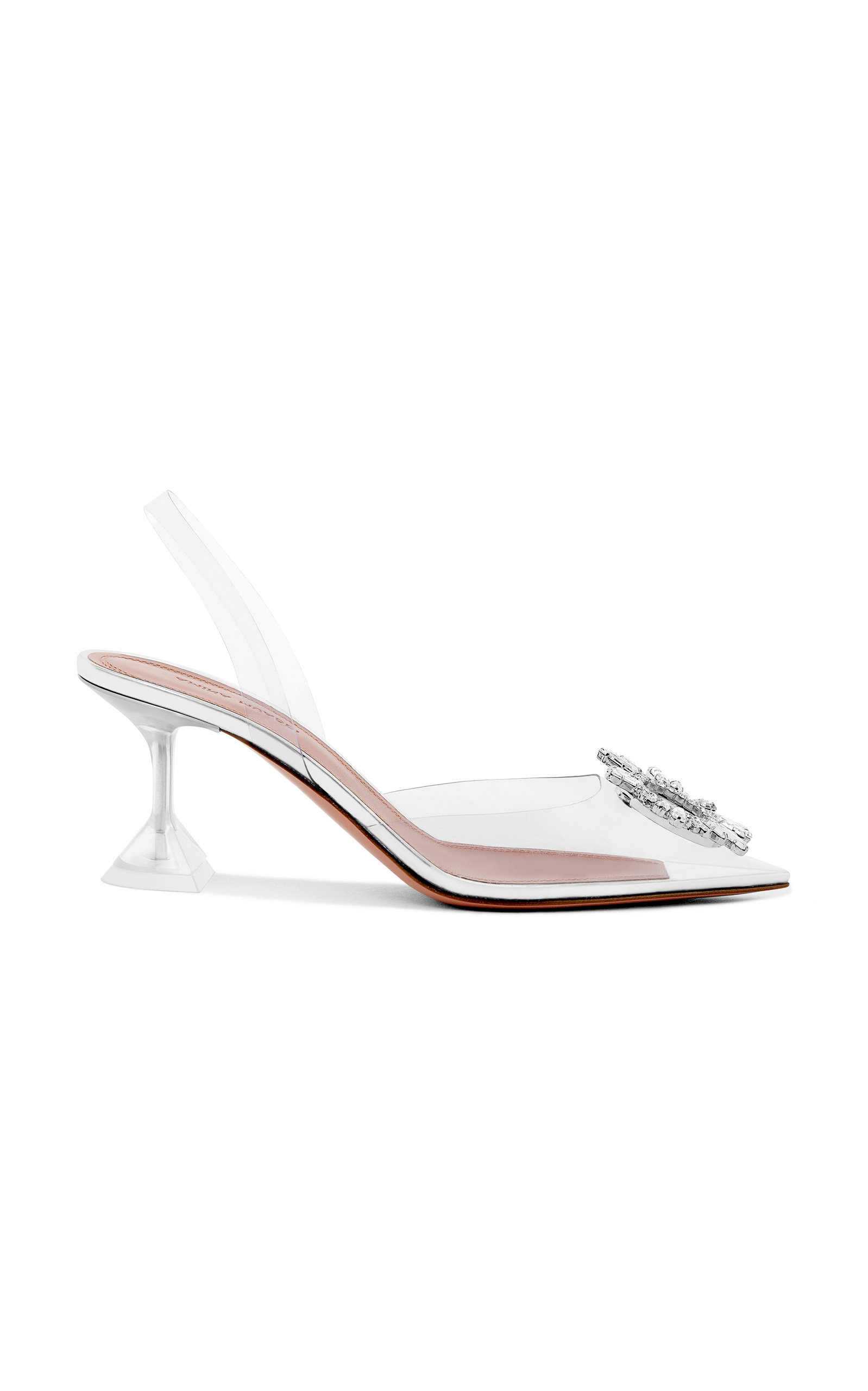Amina Muaddi Begum PVC Slingback Pumps