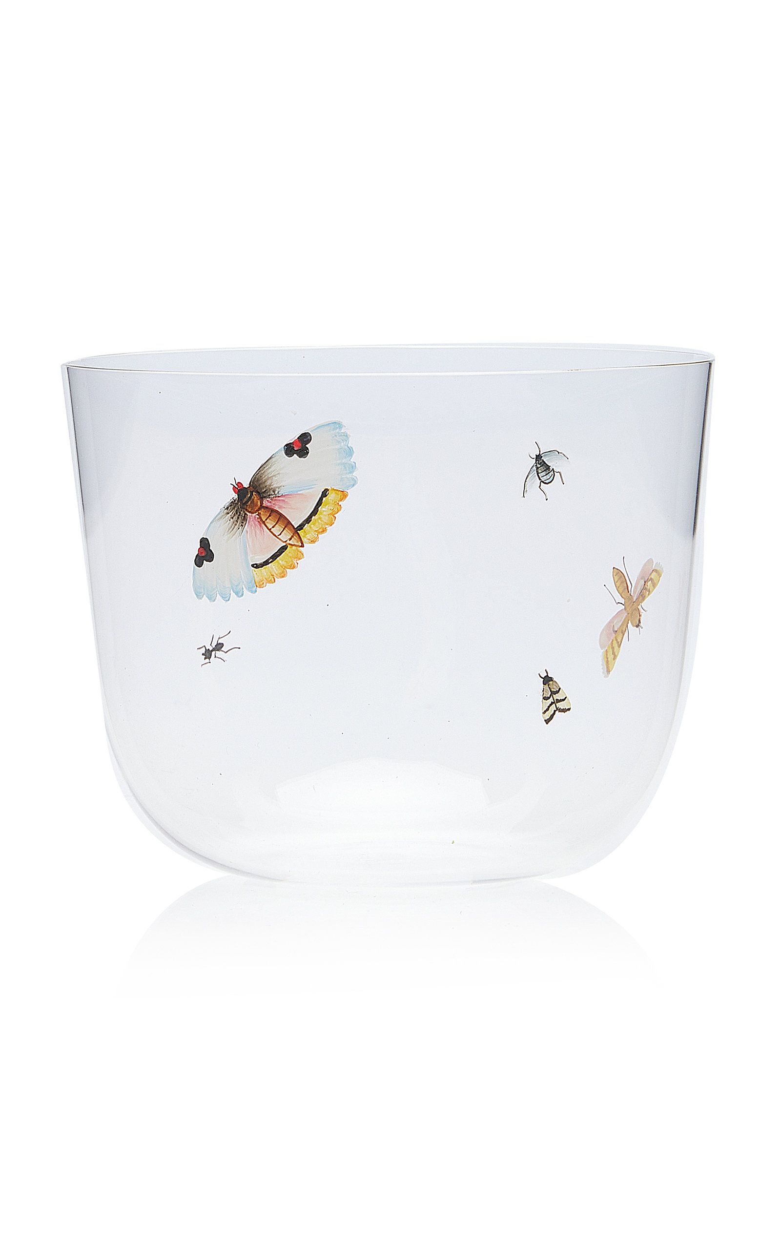 Giambattista Valli Home Painted Glass Water Tumbler - Multi