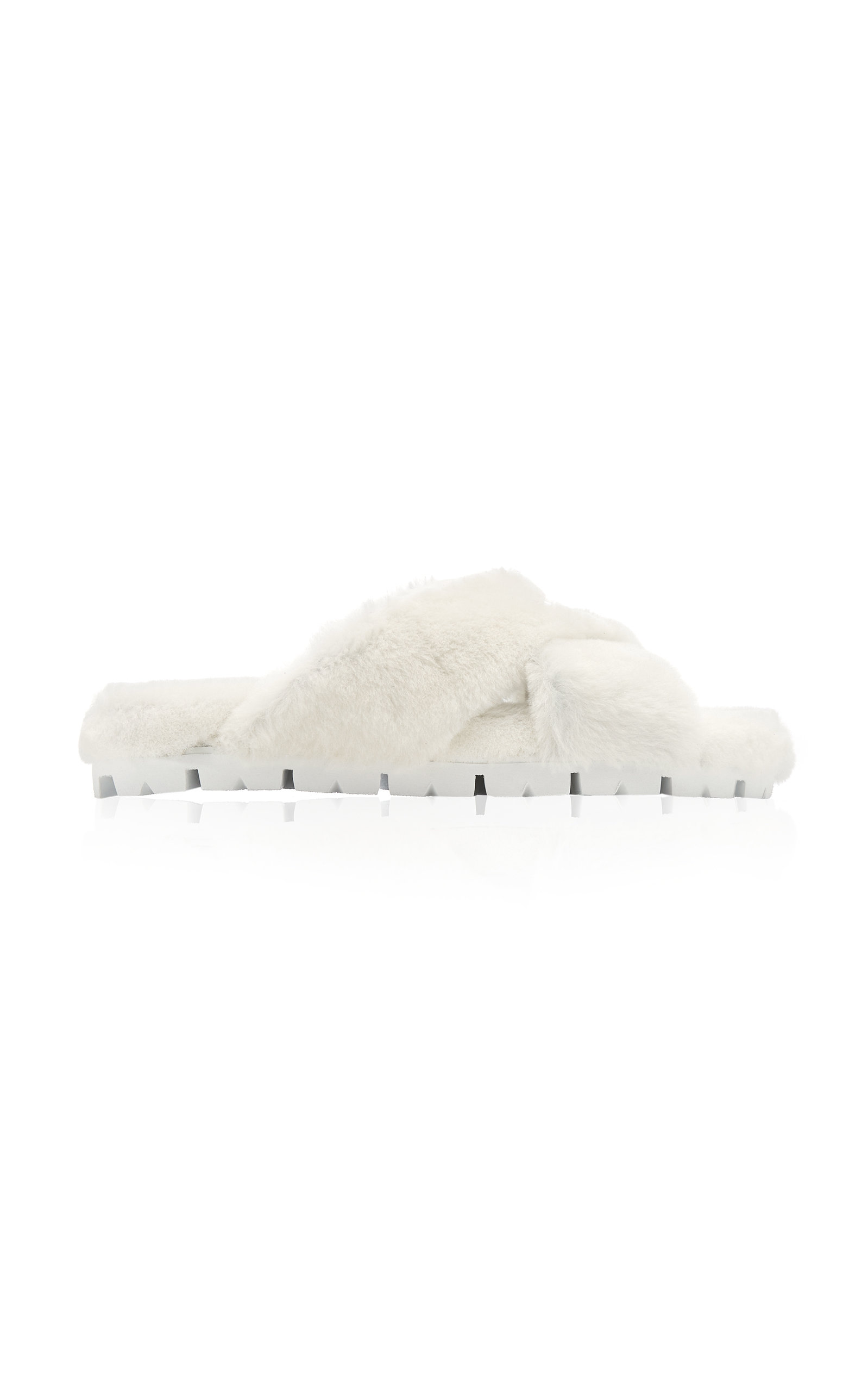 Prada Shearling Sandals