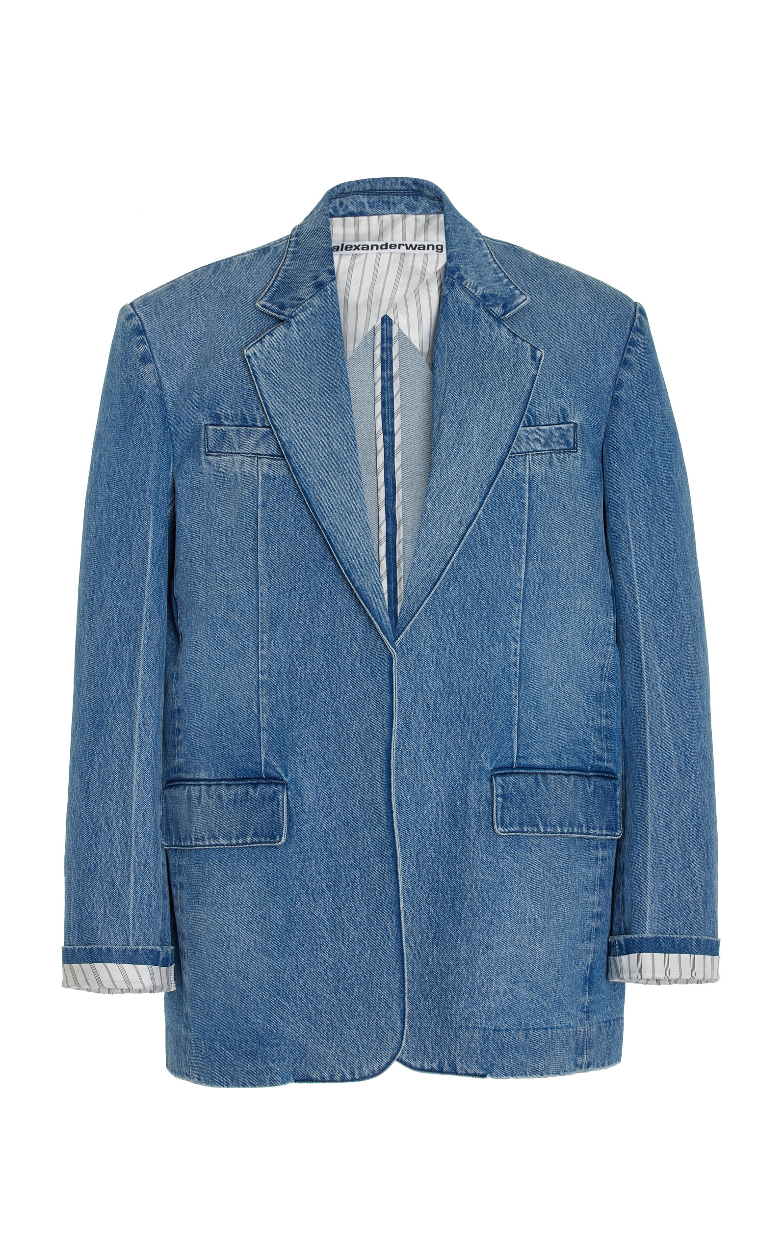 Boxy Denim Blazer