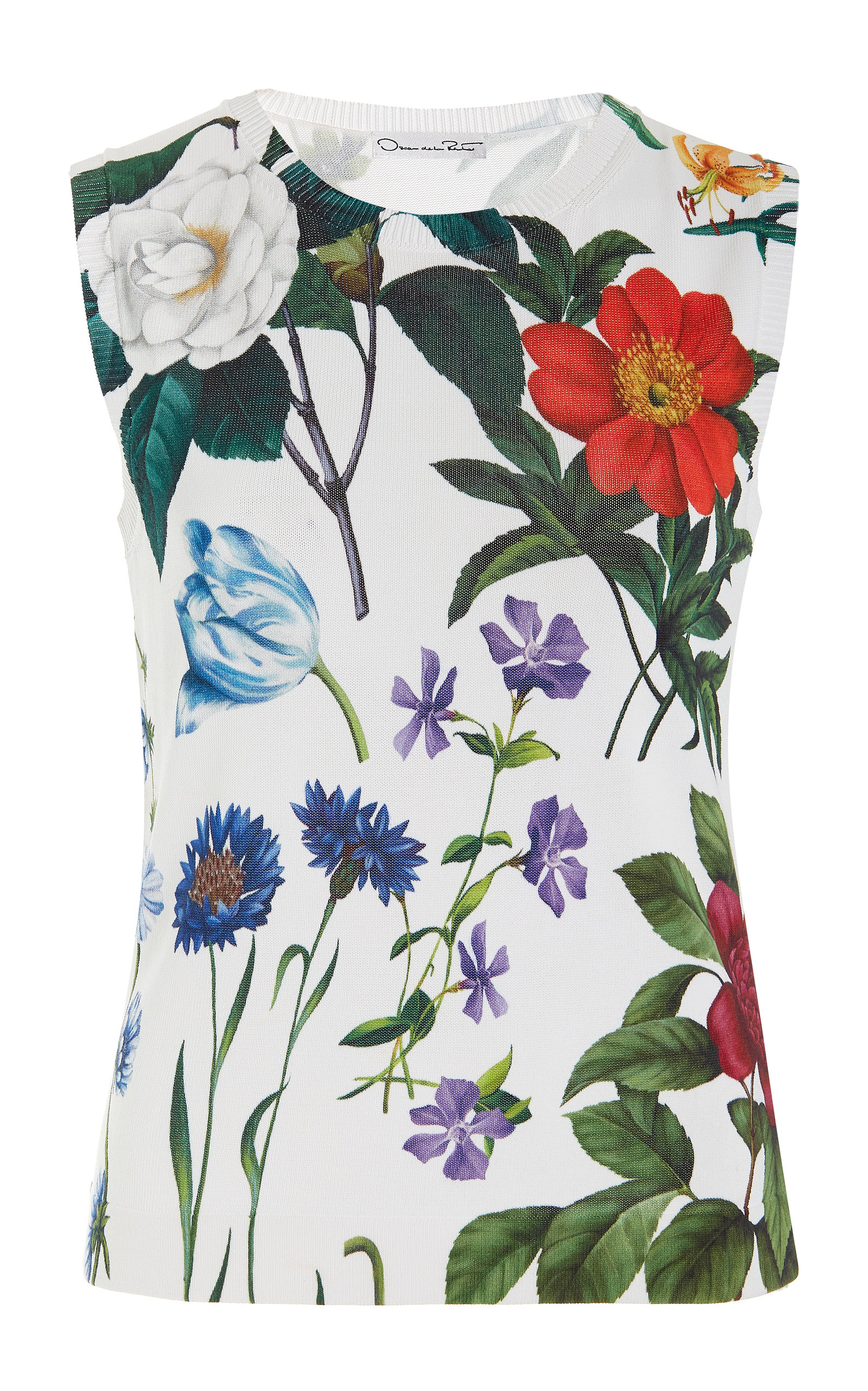 Best Selling Oscar la - Women's Floral-Print Tank - Floral - Only At Moda | AccuWeather Shop