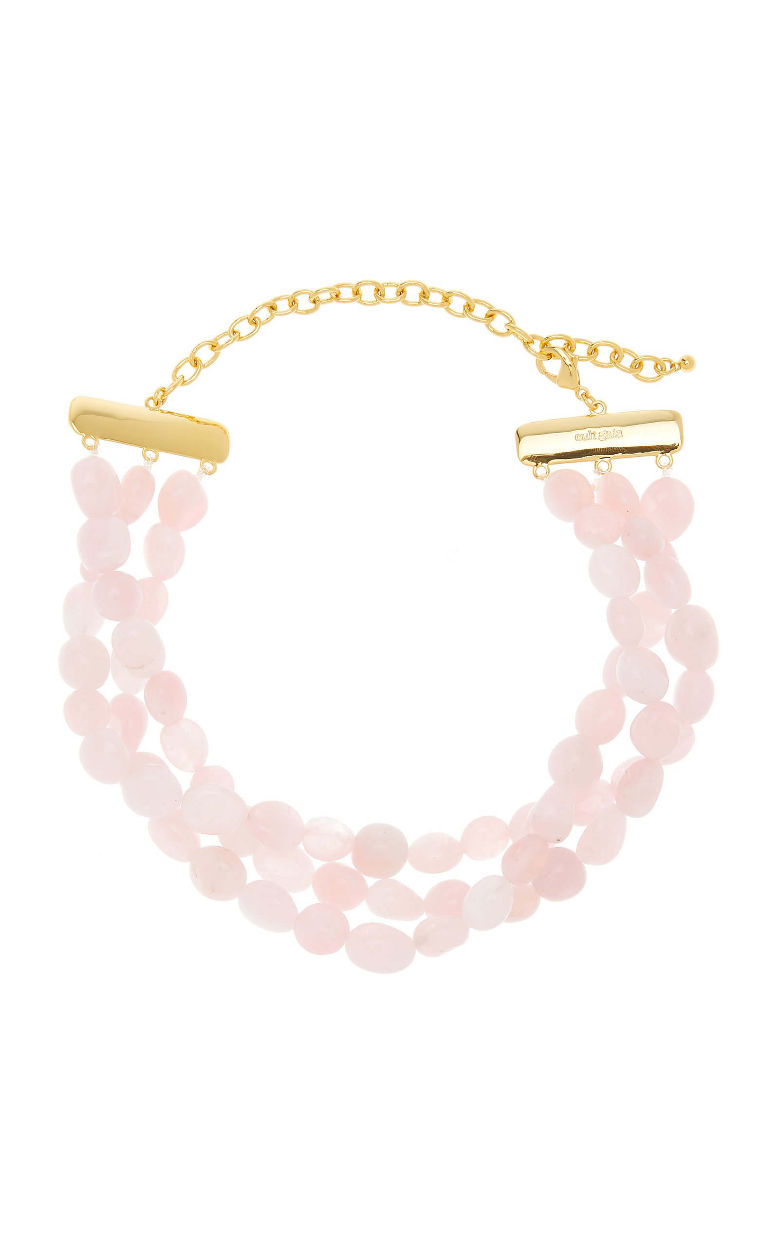 Cult Gaia - Women's Nora Gold-Tone Quartz Necklace - Pink - OS - Moda Operandi - Gifts For Her