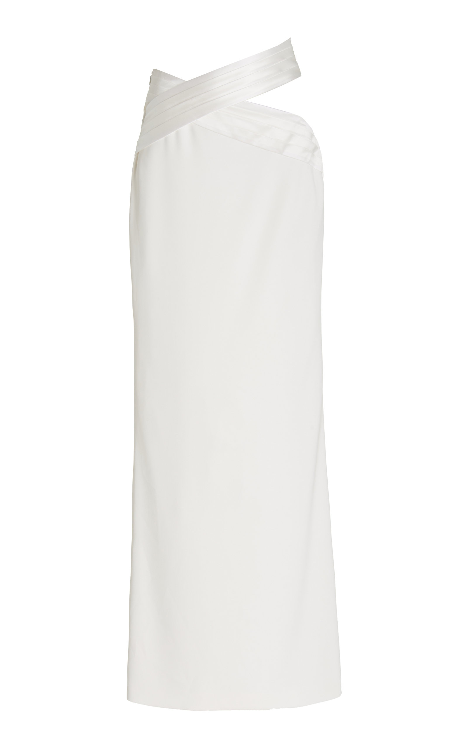 Mônot Cutout Crepe Maxi Skirt