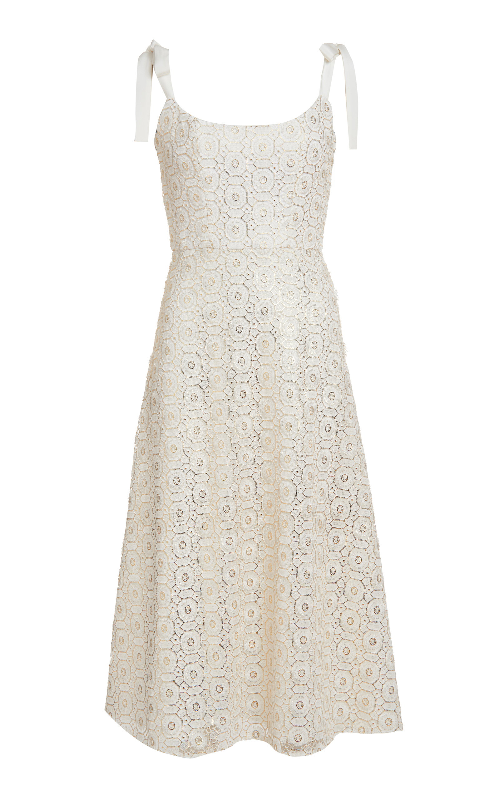 Operandi for Markarian - Women's Elliot Lace Midi Dress - White - Only At Moda | AccuWeather Shop