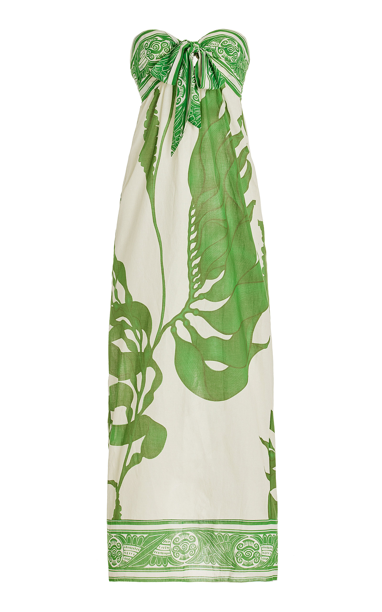 Johanna Ortiz - Women's Seagrass Cotton Maxi Dress - Multi - XS - Moda Operandi