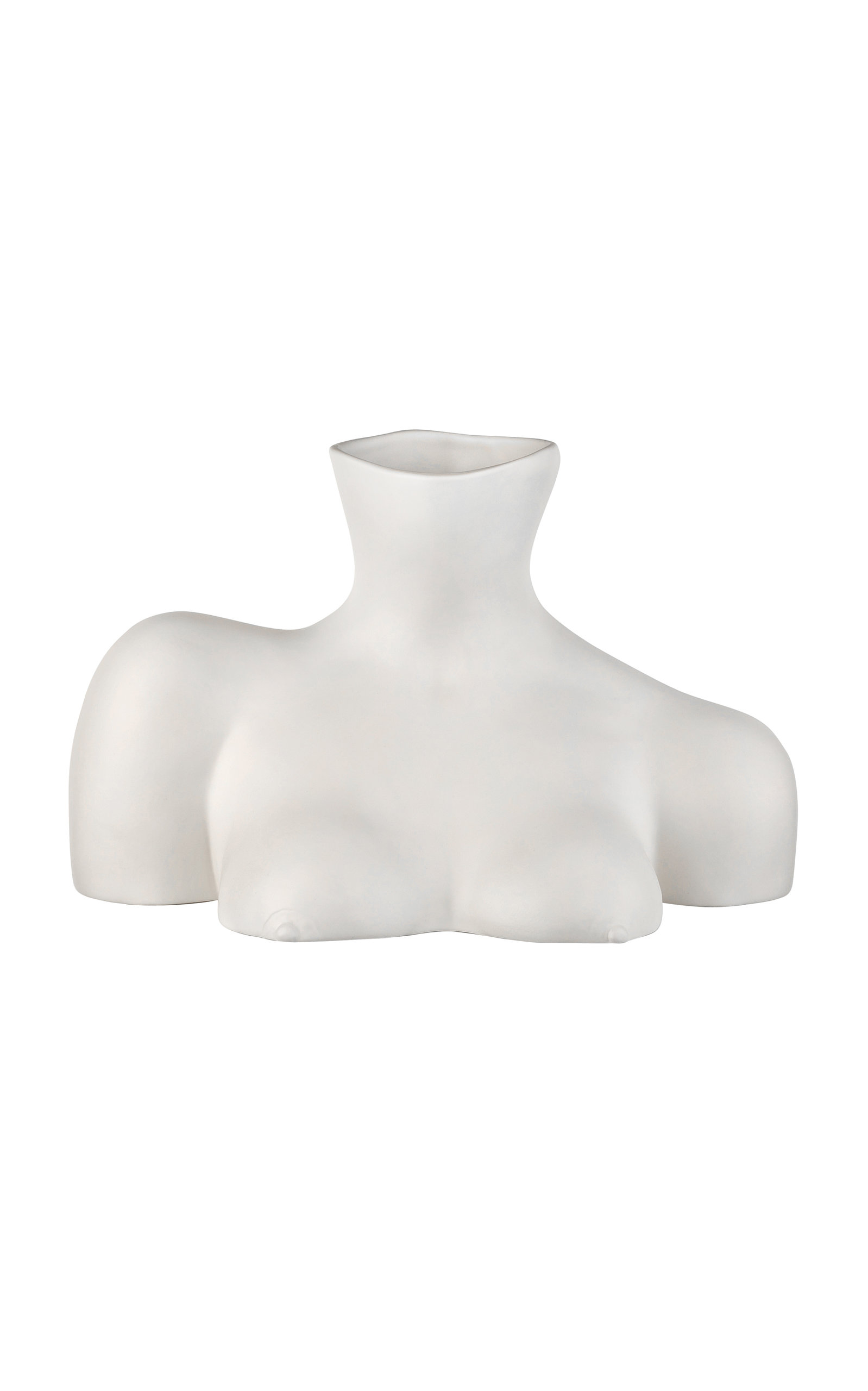 Shop Anissa Kermiche Breast Friend Vase In White