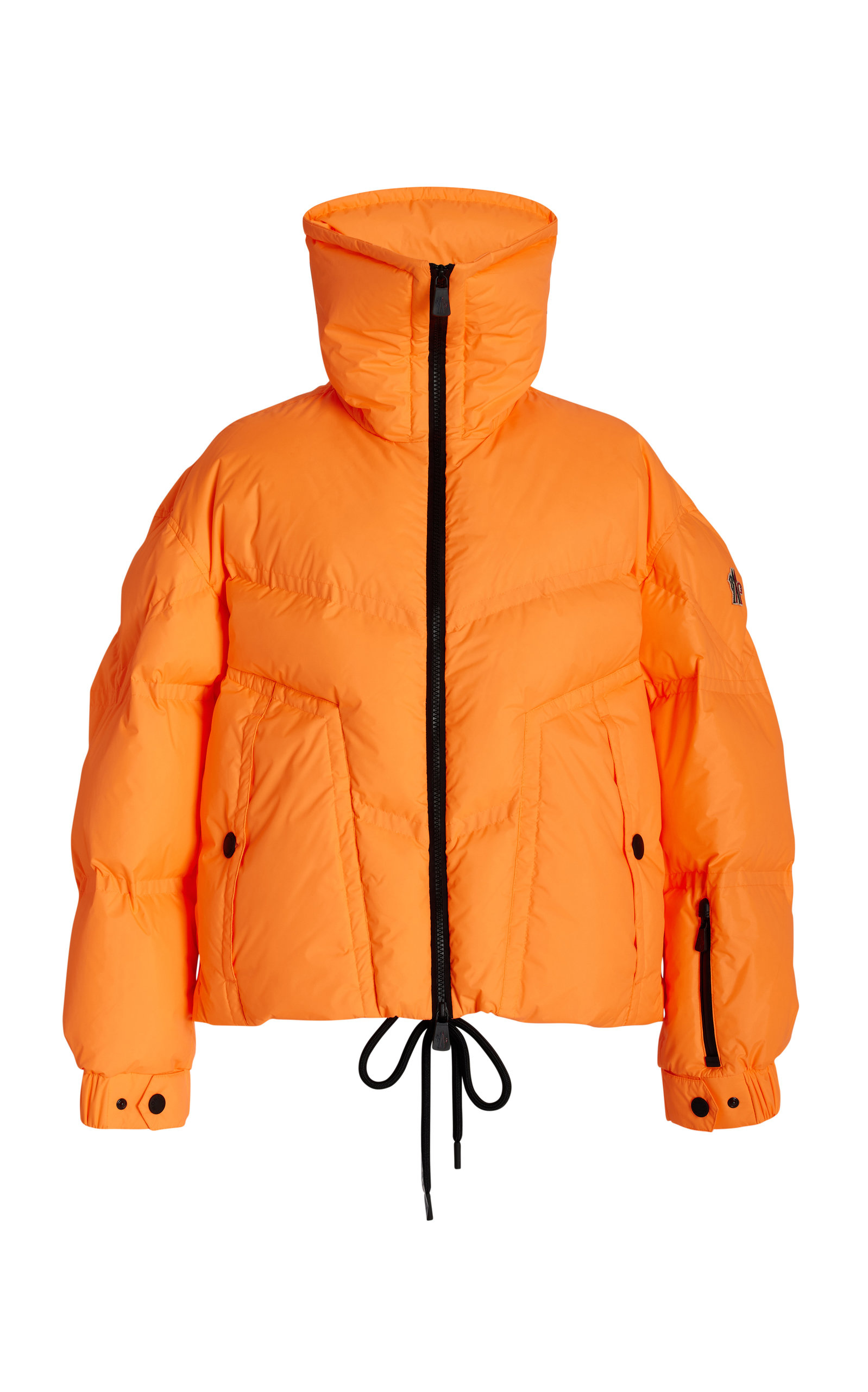 Moncler Cluses Down Puffer Jacket In Orange