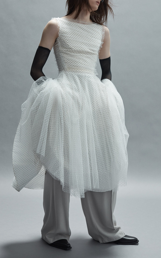 Amiable Silk-Cotton Midi Dress展示图