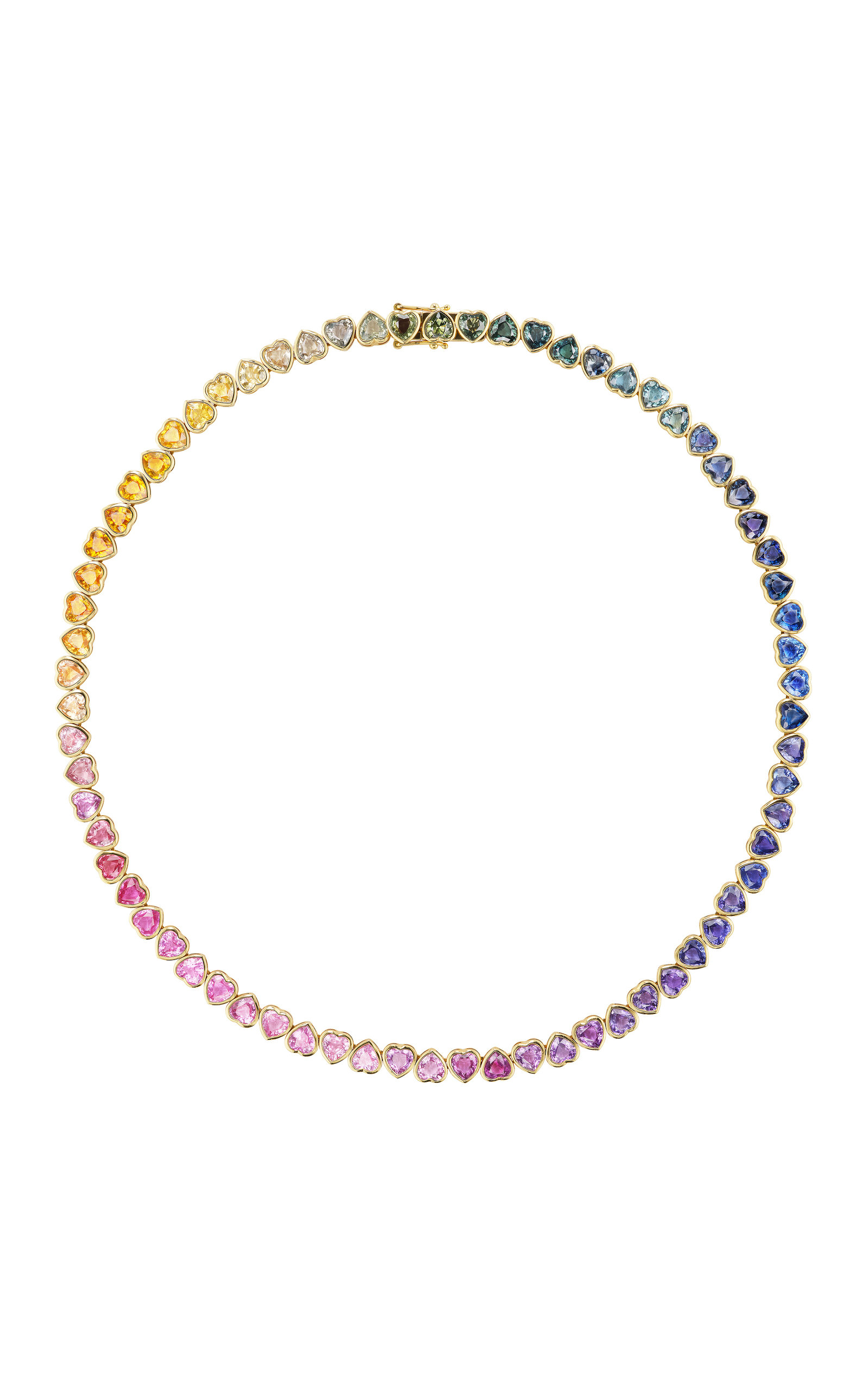 Emily P. Wheeler Women's 18K Yellow Gold I Heart Rainbows Necklace