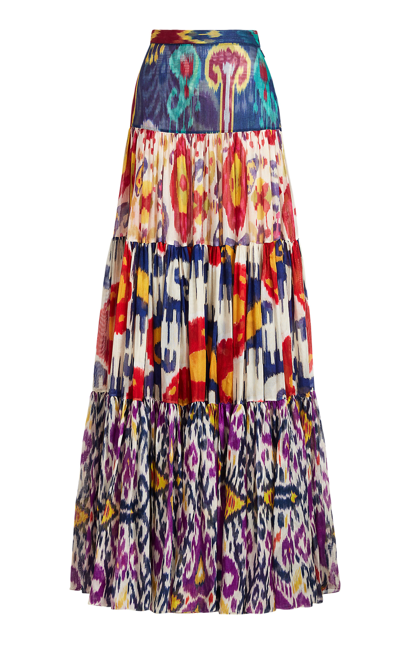 Ralph Lauren - Women's Sutton Silk Maxi Skirt - Multi - Moda Operandi ...